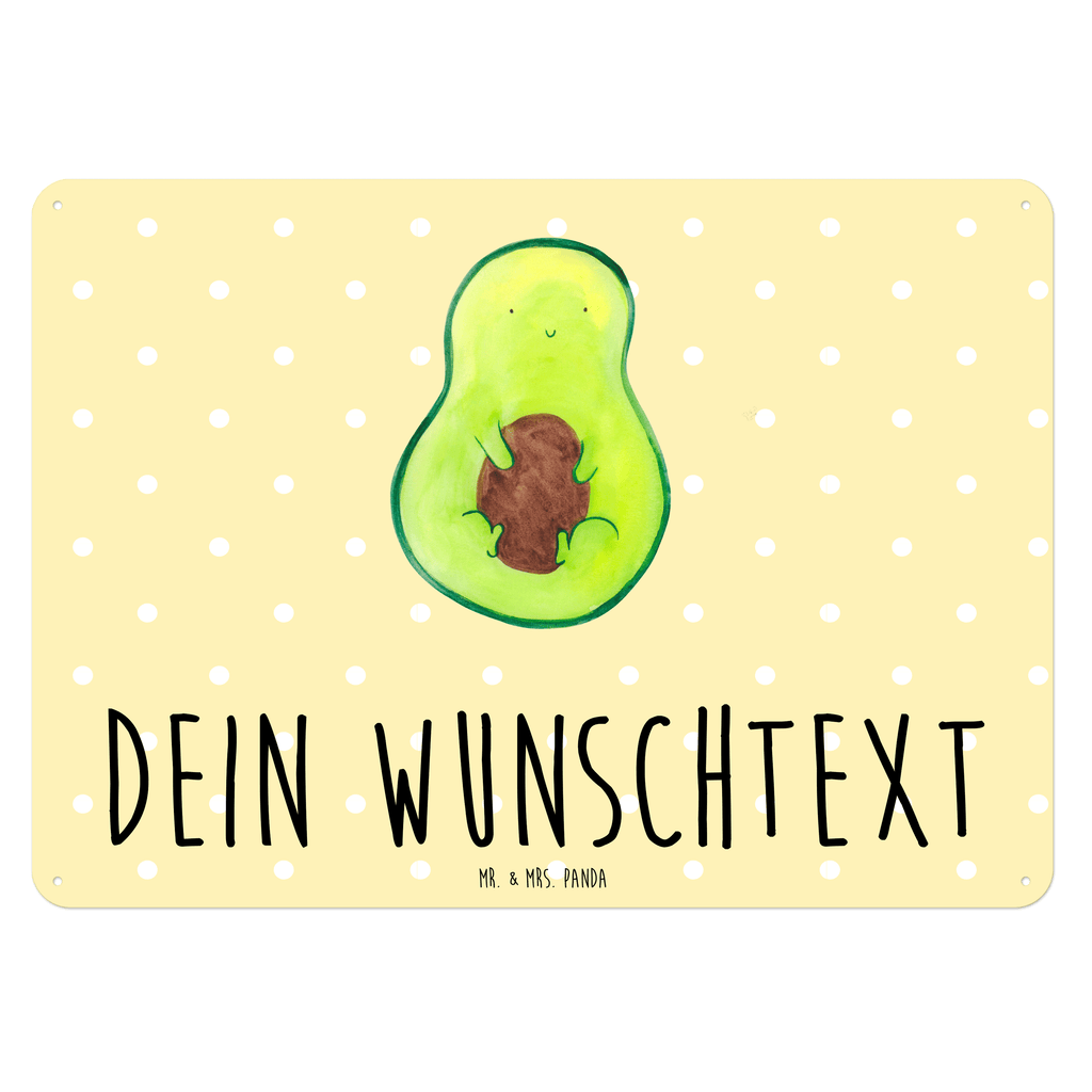 Personalisiertes Blechschild Avocado Kern Blechschild, Metallschild, Geschenk Schild, Schild, Magnet-Metall-Schild, Deko Schild, Wandschild, Wand-Dekoration, Türschild, Avocado, Veggie, Vegan, Gesund, Avokado, Avocadokern, Kern, Pflanze, Spruch Leben