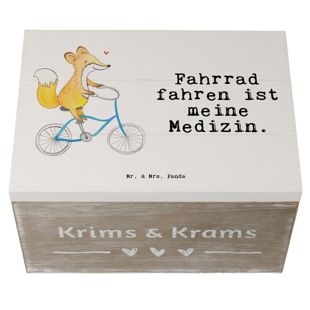 Holzkiste Fuchs Fahrrad fahren Medizin Holzkiste, Kiste, Schatzkiste, Truhe, Schatulle, XXL, Erinnerungsbox, Erinnerungskiste, Dekokiste, Aufbewahrungsbox, Geschenkbox, Geschenkdose, Geschenk, Sport, Sportart, Hobby, Schenken, Danke, Dankeschön, Auszeichnung, Gewinn, Sportler, Fahrrad fahren, Radeln, Trekking, Mountainbiking, Radsport