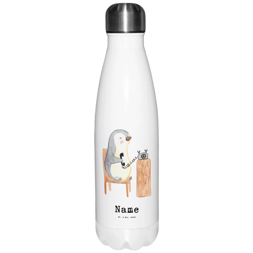 Personalisierte Thermosflasche Callcenteragent mit Herz Personalisierte Isolierflasche, Personalisierte Thermoflasche, Personalisierte Trinkflasche, Trinkflasche Mit Namen, Wunschname, Bedrucken, Namensflasche, Beruf, Ausbildung, Jubiläum, Abschied, Rente, Kollege, Kollegin, Geschenk, Schenken, Arbeitskollege, Mitarbeiter, Firma, Danke, Dankeschön, Kundendienstmitarbeiter, Callcenteragent, customer service, backoffice mitarbeiter