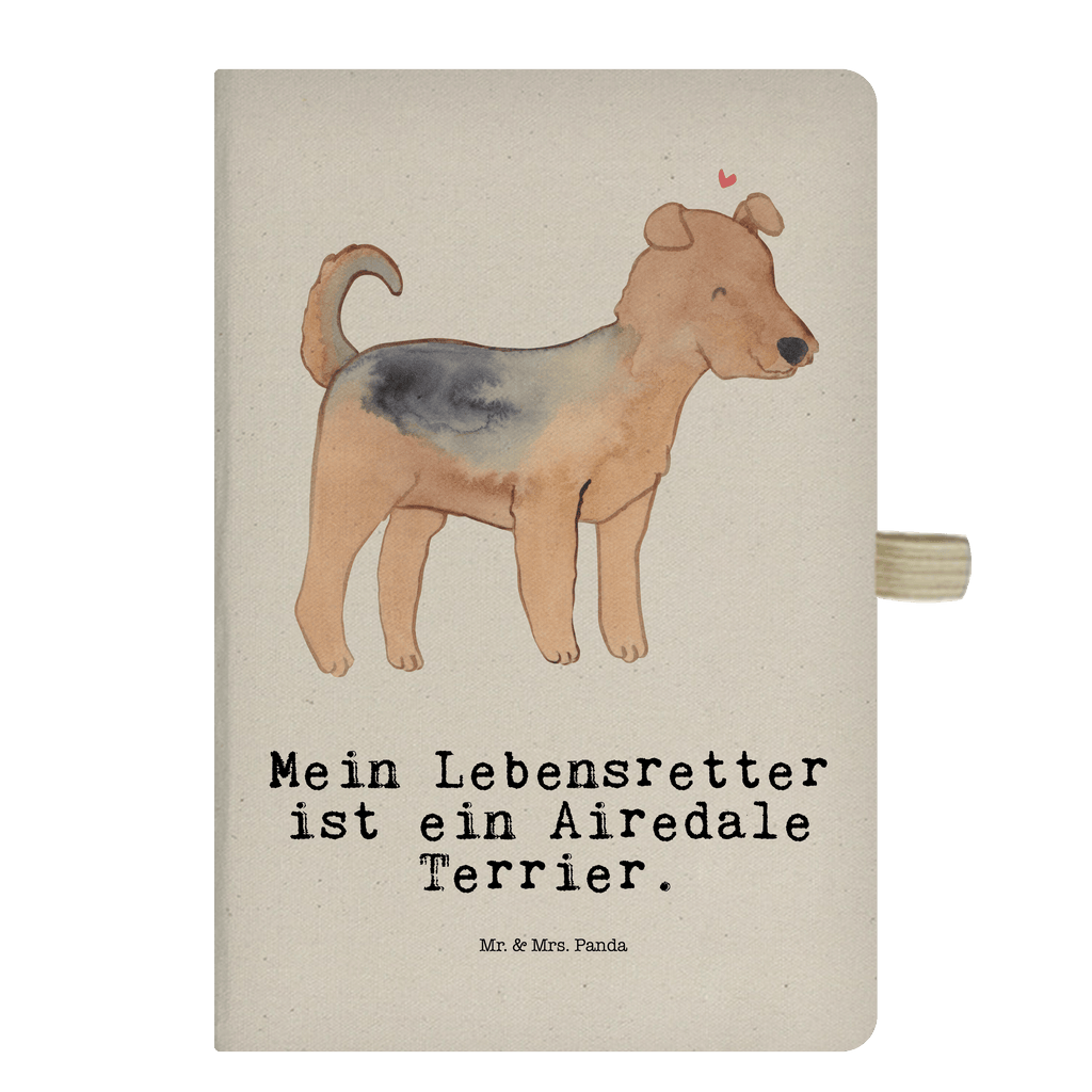 Baumwoll Notizbuch Airedale Terrier Lebensretter Notizen, Eintragebuch, Tagebuch, Notizblock, Adressbuch, Journal, Kladde, Skizzenbuch, Notizheft, Schreibbuch, Schreibheft, Hund, Hunderasse, Rassehund, Hundebesitzer, Geschenk, Tierfreund, Schenken, Welpe