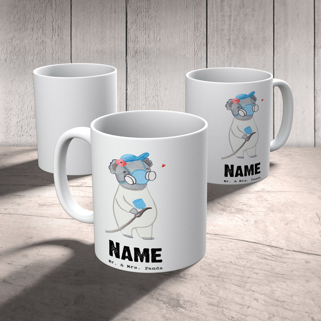 Personalisierte Tasse Lackiererin mit Herz Personalisierte Tasse, Namenstasse, Wunschname, Personalisiert, Tasse, Namen, Drucken, Tasse mit Namen, Beruf, Ausbildung, Jubiläum, Abschied, Rente, Kollege, Kollegin, Geschenk, Schenken, Arbeitskollege, Mitarbeiter, Firma, Danke, Dankeschön, Lackiererin, Lackierermeisterin, Werkstatt Lackiererin, Gesellenprüfung