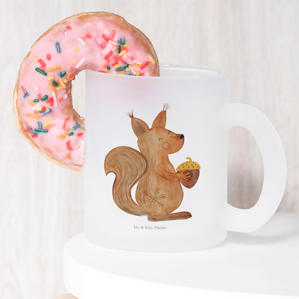 Teetasse Eichhörnchen Weihnachtszeit Teetasse, Teeglas, Teebecher, Tasse mit Henkel, Tasse, Glas Teetasse, Teetasse aus Glas, Winter, Weihnachten, Weihnachtsdeko, Nikolaus, Advent, Heiligabend, Wintermotiv, Frohe Weihnachten, Frohes neues Jahr, Guten Rutsch, Weihnachtsmotiv, Weihnachtsgruß, Neujahr, Vogel