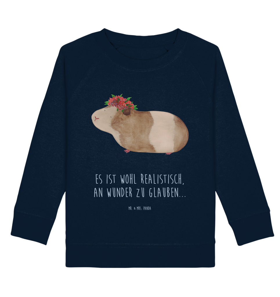 Organic Kinder Pullover Meerschweinchen weise Kinder Pullover, Kinder Sweatshirt, Jungen, Mädchen, Tiermotive, Gute Laune, lustige Sprüche, Tiere, Meerschweinchen, Meerie, Meeries, Wunder, Blumenkind, Realität, Spruch, Weisheit, Motivation, Wunderland