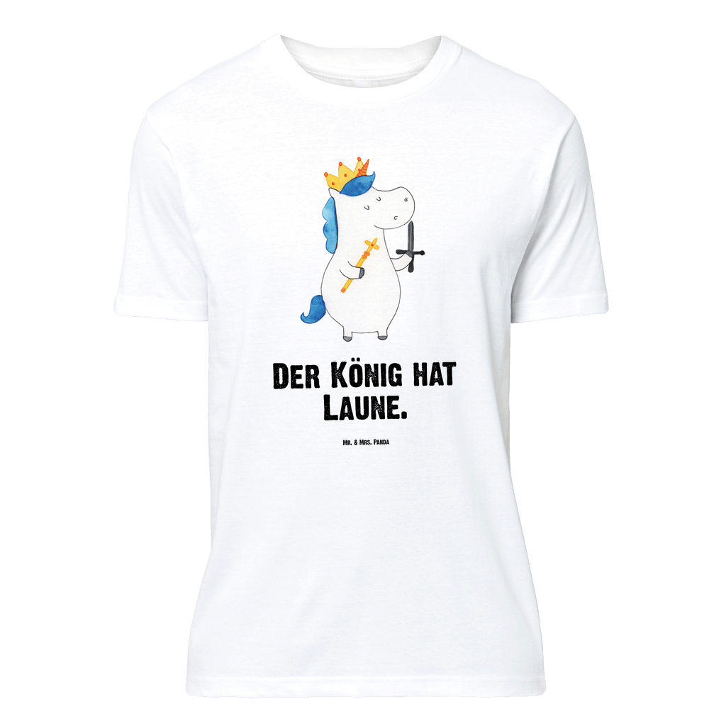 T-Shirt Standard Einhorn König mit Schwert T-Shirt, Shirt, Tshirt, Lustiges T-Shirt, T-Shirt mit Spruch, Party, Junggesellenabschied, Jubiläum, Geburstag, Herrn, Damen, Männer, Frauen, Schlafshirt, Nachthemd, Sprüche, Einhorn, Einhörner, Einhorn Deko, Pegasus, Unicorn, König, Ritter, Mittelalter