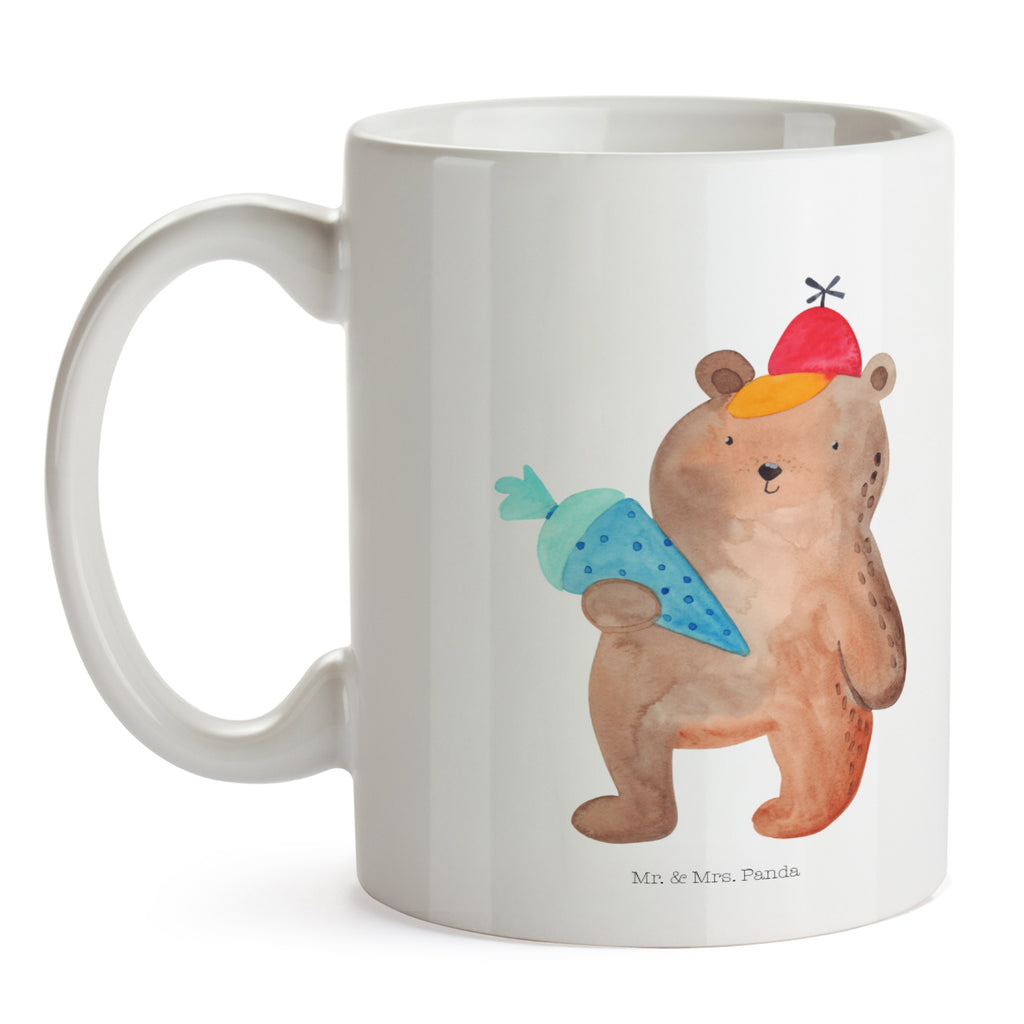 Tasse Bär Schultüte Tasse, Kaffeetasse, Teetasse, Becher, Kaffeebecher, Teebecher, Keramiktasse, Porzellantasse, Büro Tasse, Geschenk Tasse, Tasse Sprüche, Tasse Motive, Kaffeetassen, Tasse bedrucken, Designer Tasse, Cappuccino Tassen, Schöne Teetassen, Bär, Teddy, Teddybär, Bär Motiv, Schultüte, Erster Schultag Geschenk, Einschulung Geschenk, Schule Geschenk, Grundschule, Schulanfang, Schulbeginn