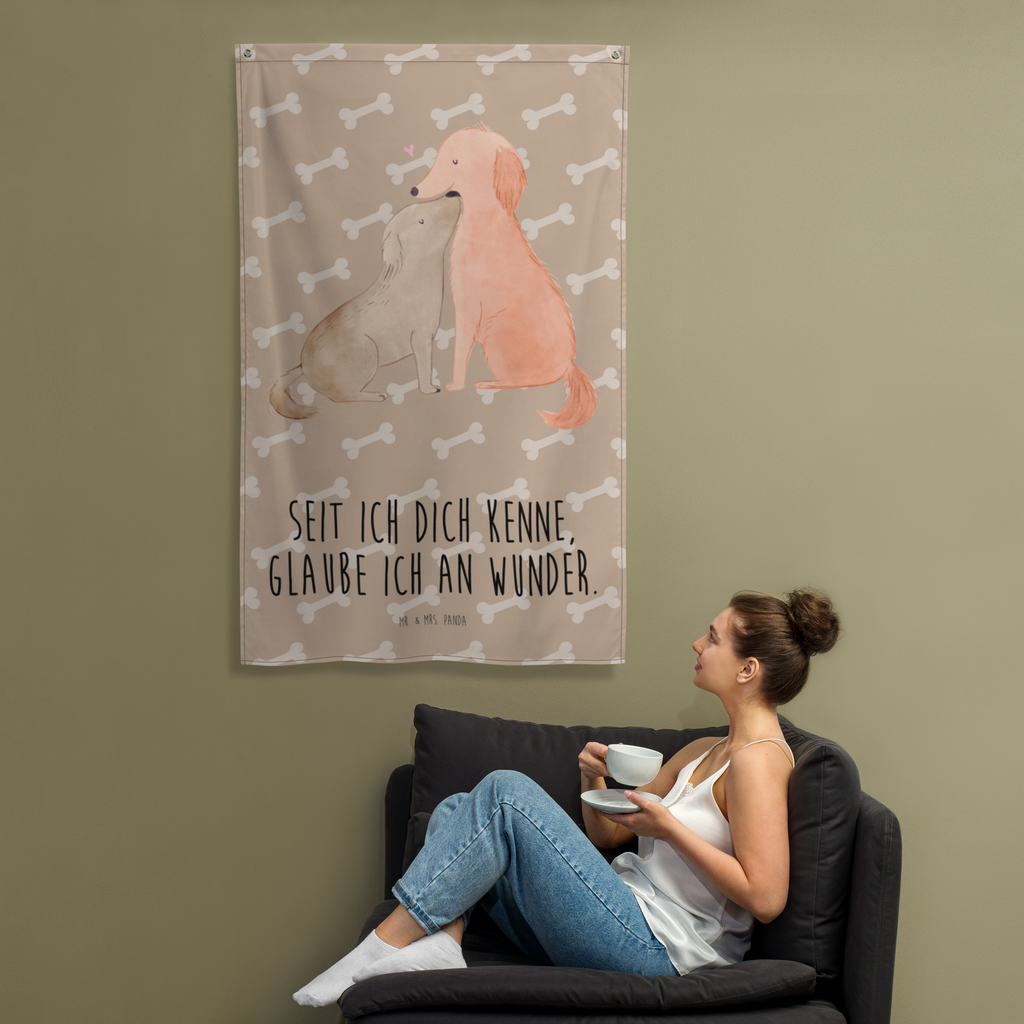 Wandteppich Hunde Liebe Wandbehang, Dekoration, Boho, Wandteppich, Wandtuch, Wanddeko, Tapisserie, Tapestry, Wandbild, Textil-Kunst, Schmuck-Wandbehang, Wand Deko, Kinderzimmer, Kinderzimmer Wand, Kinderzimmer Deko, Kinderzimmer Wanddeko, Hund, Hundemotiv, Haustier, Hunderasse, Tierliebhaber, Hundebesitzer, Sprüche, Liebe, Hund. Hunde, Kuss, Vertrauen, Kuscheln, Herz