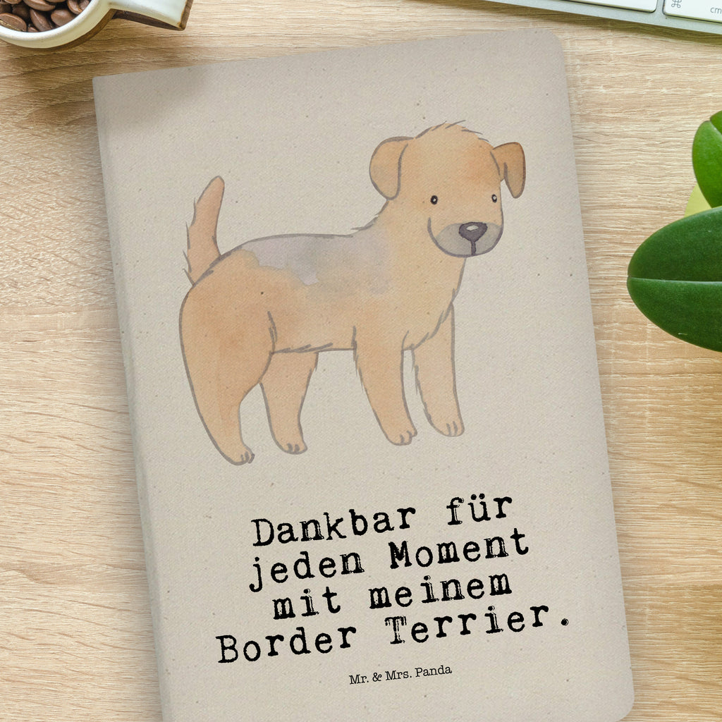 Baumwoll Notizbuch Border Terrier Moment Notizen, Eintragebuch, Tagebuch, Notizblock, Adressbuch, Journal, Kladde, Skizzenbuch, Notizheft, Schreibbuch, Schreibheft, Hund, Hunderasse, Rassehund, Hundebesitzer, Geschenk, Tierfreund, Schenken, Welpe, Border Terrier