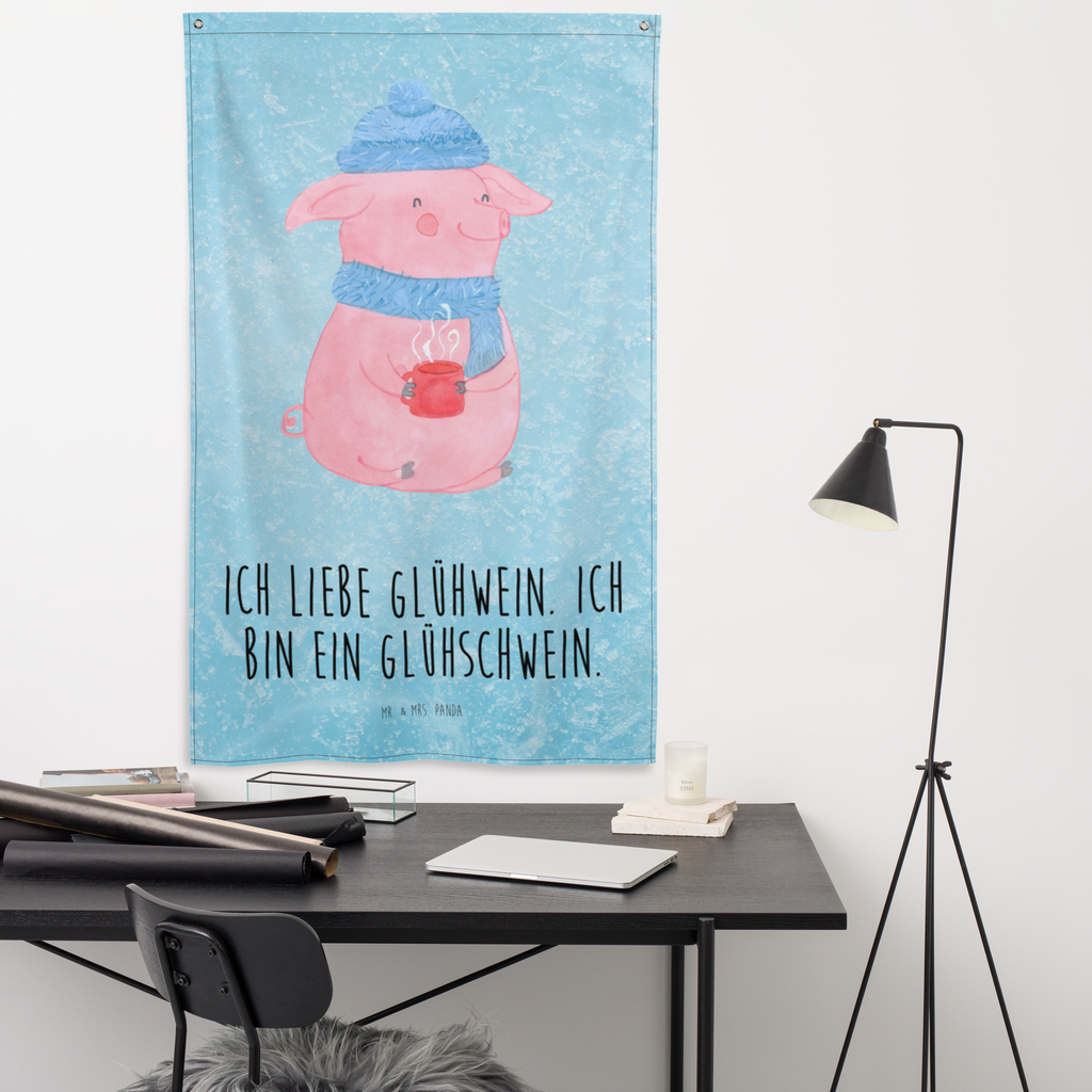 Wandteppich Glühschwein Wandbehang, Dekoration, Boho, Wandteppich, Wandtuch, Wanddeko, Tapisserie, Tapestry, Wandbild, Textil-Kunst, Schmuck-Wandbehang, Wand Deko, Kinderzimmer, Kinderzimmer Wand, Kinderzimmer Deko, Kinderzimmer Wanddeko, Winter, Weihnachten, Weihnachtsdeko, Nikolaus, Advent, Heiligabend, Wintermotiv, Glühschwein, Glühwein, Weihnachtsmarkt, Punsch