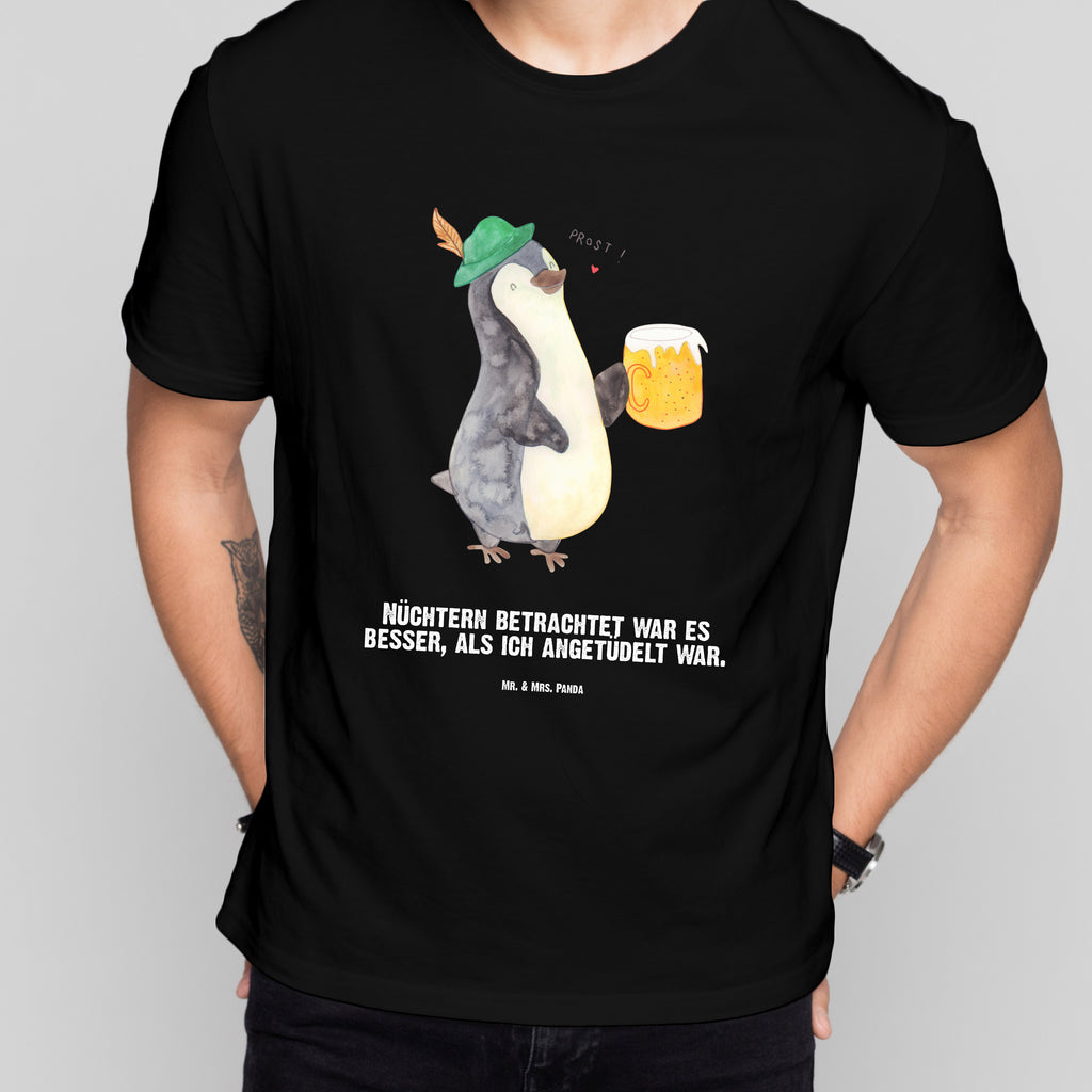 Personalisiertes T-Shirt Pinguin Bier T-Shirt, Shirt, Tshirt, Lustiges T-Shirt, T-Shirt mit Spruch, Party, Junggesellenabschied, Jubiläum, Geburstag, Herrn, Damen, Männer, Frauen, Schlafshirt, Nachthemd, Sprüche, Pinguin, Pinguine, Bier, Oktoberfest