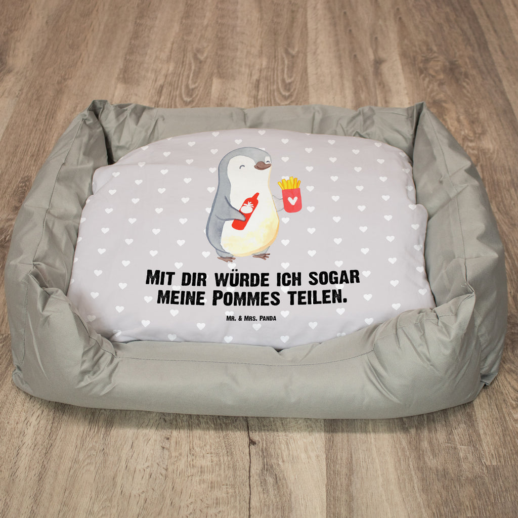 Hundebett Pinguin Pommes Hundebett, Hundeliege, Liegeplatz, Hund, Hundekörbchen, Körbchen, Tierbett, Hundebett Luxus, Hundekissen, Hundesofa, Hundeschlafplatz, Hundebettchen, Hundemöbel, Hundedecke, Liebe, Partner, Freund, Freundin, Ehemann, Ehefrau, Heiraten, Verlobung, Heiratsantrag, Liebesgeschenk, Jahrestag, Hocheitstag, Valentinstag, Geschenk für Frauen, Hochzeitstag, Mitbringsel, Geschenk für Freundin, Geschenk für Partner, Liebesbeweis, für Männer, für Ehemann