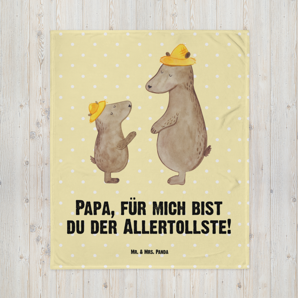 Kuscheldecke Bären mit Hut Decke, Wohndecke, Tagesdecke, Wolldecke, Sofadecke, Familie, Vatertag, Muttertag, Bruder, Schwester, Mama, Papa, Oma, Opa, Bär, Bären, Vater, Papi, Paps, Dad, Daddy, Lieblingsmensch, Sohn, Söhne, Kind, Kinder, Vater-Sohn, Family, Vorbild