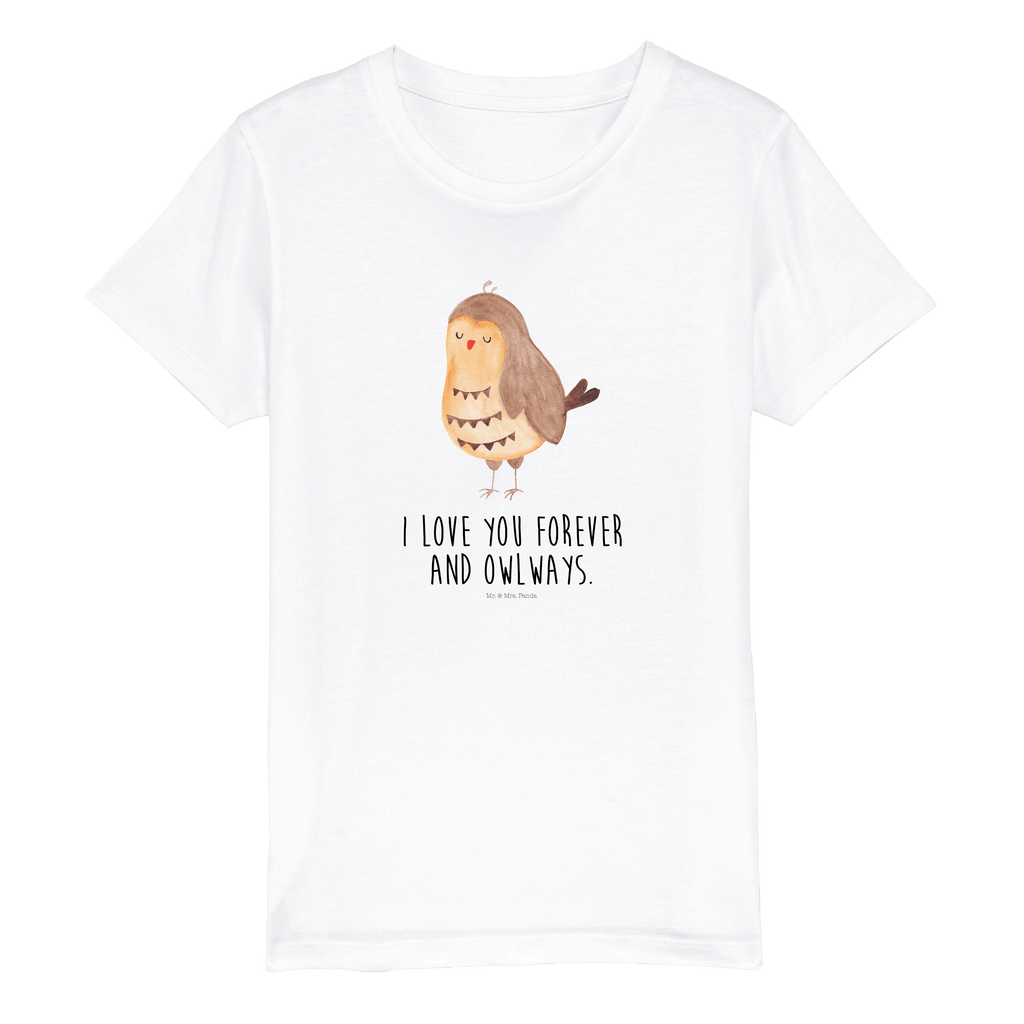 Organic Kinder T-Shirt Eule Zufrieden Kinder T-Shirt, Kinder T-Shirt Mädchen, Kinder T-Shirt Jungen, Eule, Eule Spruch, Eule deko, Owl, Liebe Spruch, Romantisch, Wortspiel lustig, Spruch schön, Geschenk Hochzeitstag