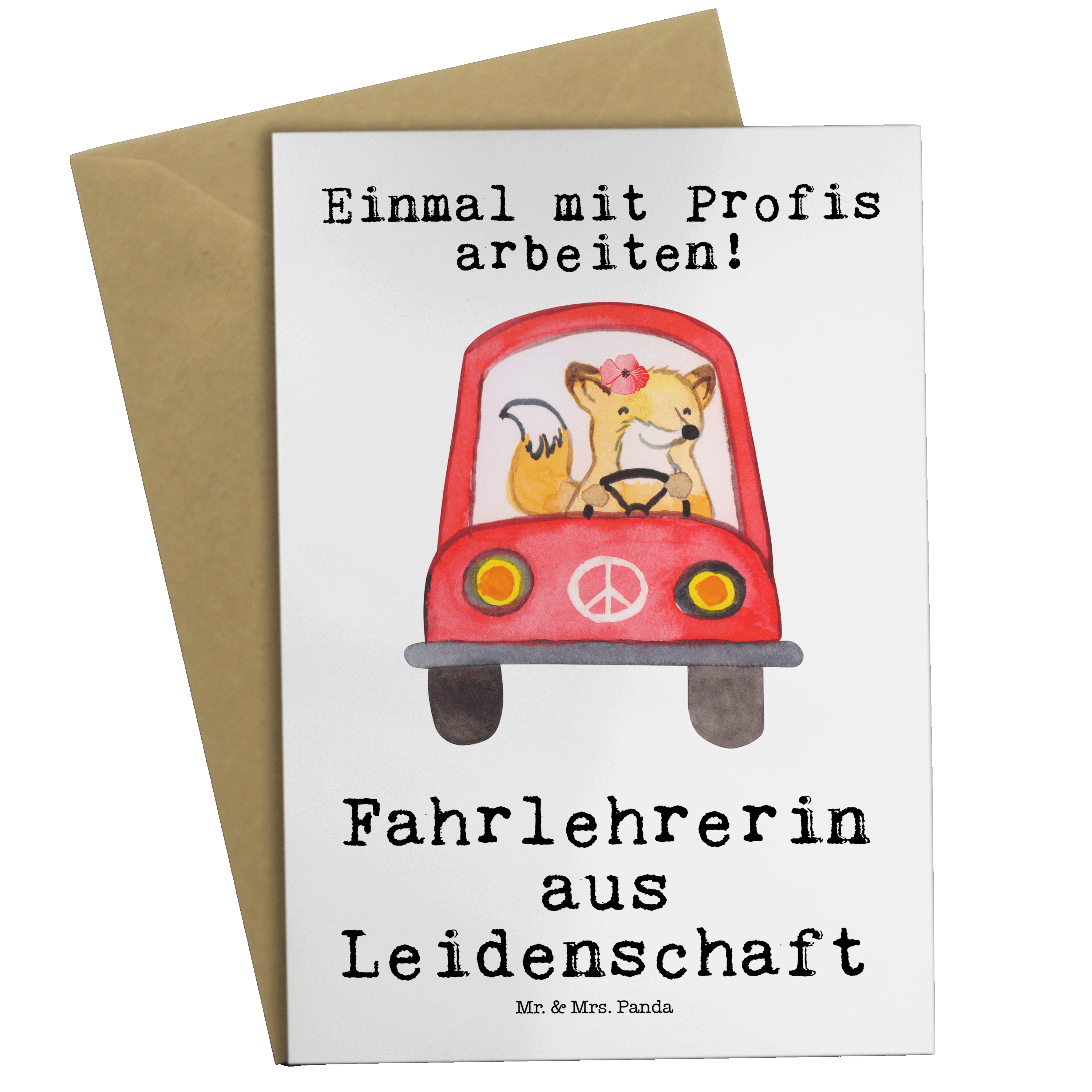 Fahrlehrer Geschenk Fahrschule Führerschein Motiv | Grußkarte