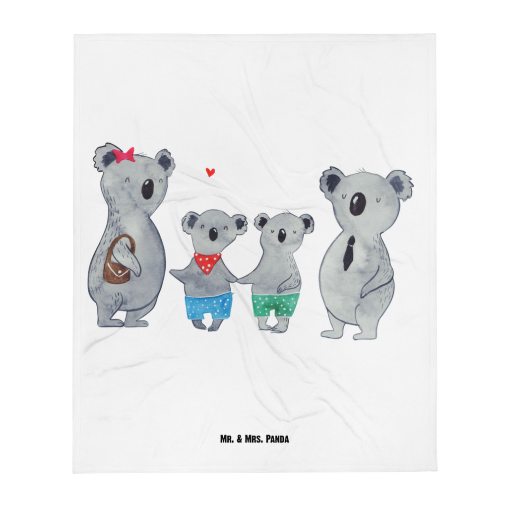 Kuscheldecke Koala Familie zwei