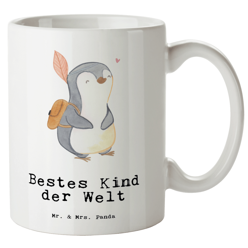 XL Tasse Pinguin Bestes Kind der Welt XL Tasse, Große Tasse, Grosse Kaffeetasse, XL Becher, XL Teetasse, spülmaschinenfest, Jumbo Tasse, Groß, für, Dankeschön, Geschenk, Schenken, Geburtstag, Geburtstagsgeschenk, Geschenkidee, Danke, Bedanken, Mitbringsel, Freude machen, Geschenktipp, Kinder, Kind, Kid, Kids, Kiddy, Bestes, Tochter, Sohn, Nachwuchs, Geburt, Liebling, Taufe