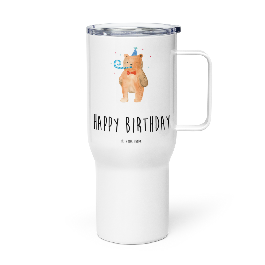 XXL Thermobecher Bär Geburtstag Thermobecher, XL Thermobecher, Reisebecher, XL Reisetasse, Großer Thermobecher, Autobecher, Jumbo Becher, Bär, Teddy, Teddybär, Happy Birthday, Alles Gute, Glückwunsch, Geburtstag