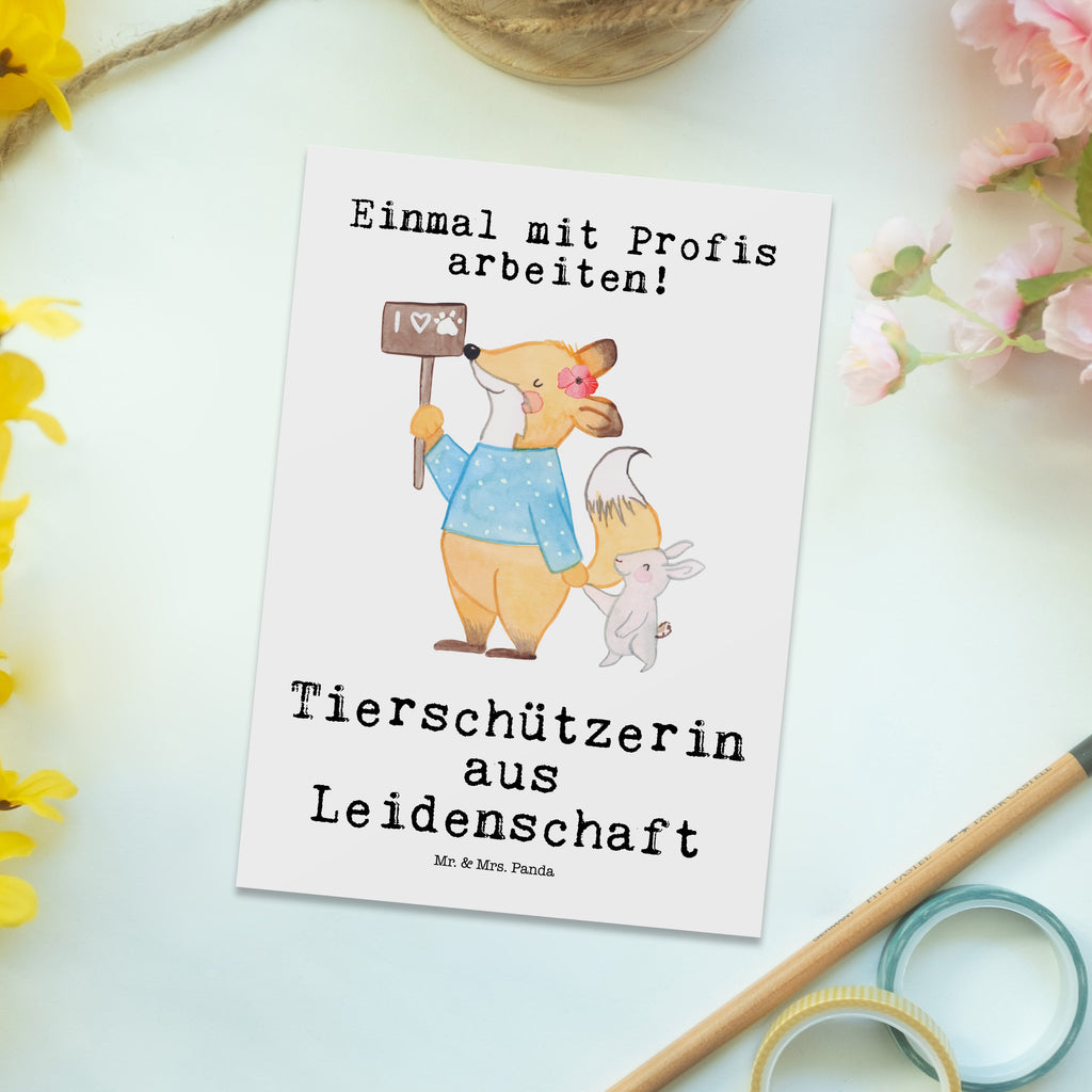 Postkarte Tierschützerin aus Leidenschaft Postkarte, Karte, Geschenkkarte, Grußkarte, Einladung, Ansichtskarte, Geburtstagskarte, Einladungskarte, Dankeskarte, Ansichtskarten, Einladung Geburtstag, Einladungskarten Geburtstag, Beruf, Ausbildung, Jubiläum, Abschied, Rente, Kollege, Kollegin, Geschenk, Schenken, Arbeitskollege, Mitarbeiter, Firma, Danke, Dankeschön