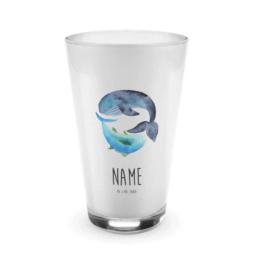 Personalisiertes Glas Walfisch & Thunfisch Bedrucktes Glas, Glas mit Namen, Namensglas, Glas personalisiert, Name, Bedrucken, Tiermotive, Gute Laune, lustige Sprüche, Tiere, Wal, Wahl, Tunfisch, Wortwitz lustig, Spruch lustig, Flachwitz, Witz, Spruch des Tages, Flachwitz Geschenk