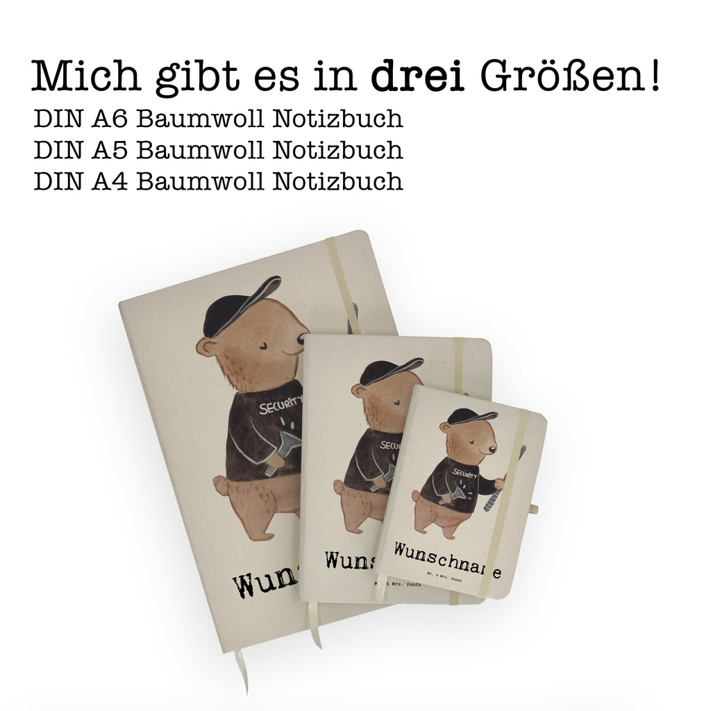 DIN A4 Personalisiertes Notizbuch Bodyguard mit Herz Personalisiertes Notizbuch, Notizbuch mit Namen, Notizbuch bedrucken, Personalisierung, Namensbuch, Namen, Beruf, Ausbildung, Jubiläum, Abschied, Rente, Kollege, Kollegin, Geschenk, Schenken, Arbeitskollege, Mitarbeiter, Firma, Danke, Dankeschön, Bodyguard, Personenschützer