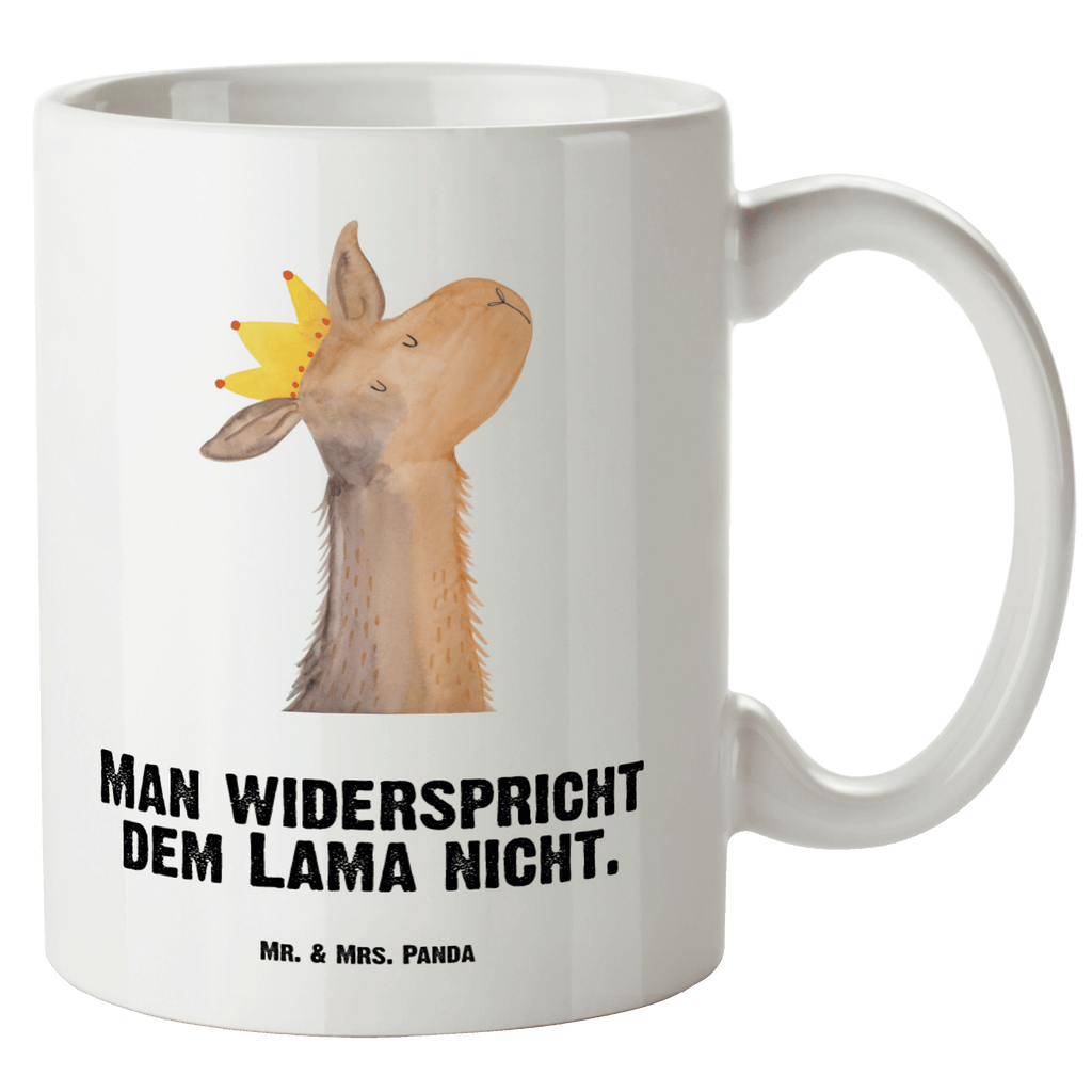 XL Tasse Lamakopf König XL Tasse, Große Tasse, Grosse Kaffeetasse, XL Becher, XL Teetasse, spülmaschinenfest, Jumbo Tasse, Groß, Lama, Alpaka, Lamas, König, Königin, Freundin, Mama, Papa, Büro Kollege, Kollegin, Chef, Vorgesetzter, Abi, Abitur