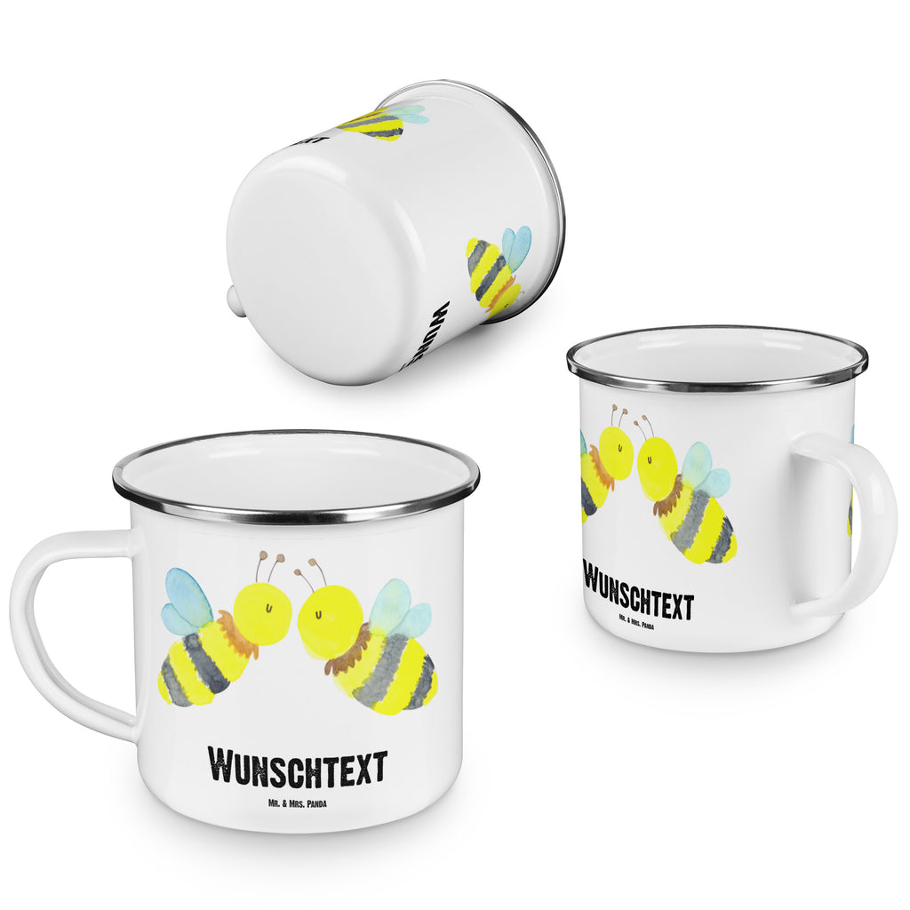 Personalisierte Emaille Tasse Biene Liebe Emaille Tasse personalisiert, Emaille Tasse mit Namen, Campingtasse personalisiert, Namenstasse, Campingtasse bedrucken, Campinggeschirr personalsisert, tasse mit namen, personalisierte tassen, personalisierte tasse, tasse selbst gestalten, tasse bedrucken, tassen bedrucken, Biene, Wespe, Hummel