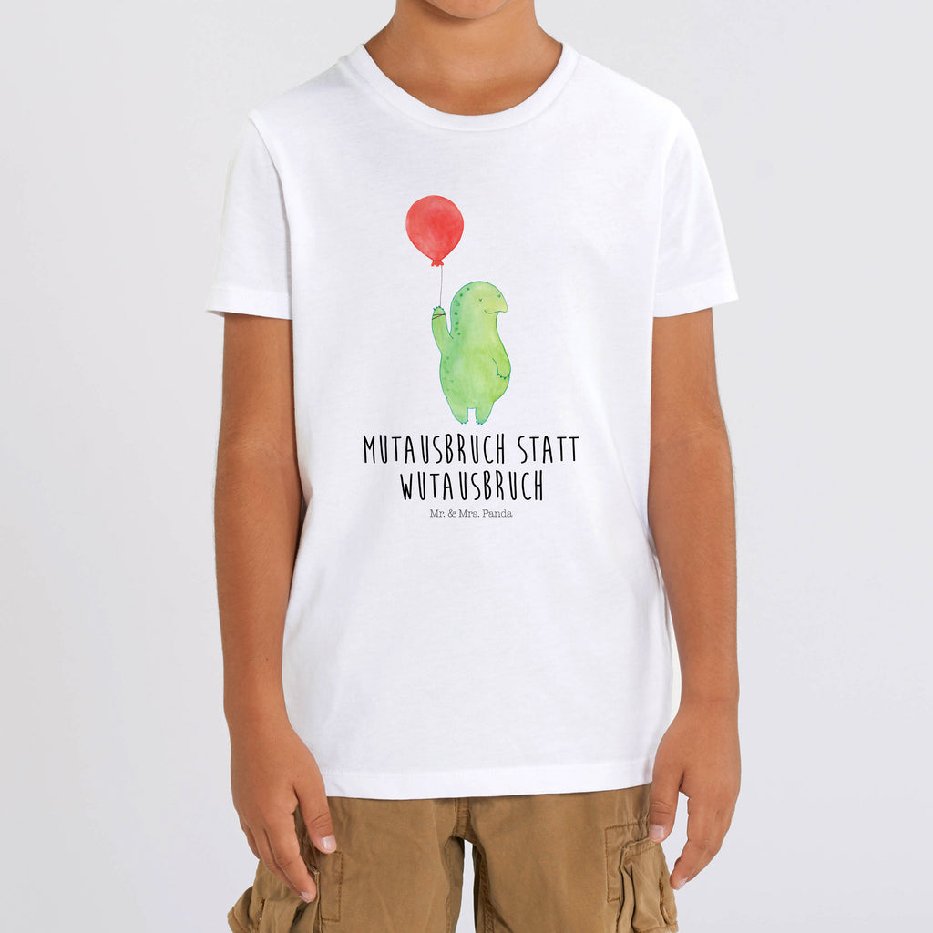 Organic Kinder T-Shirt Schildkröte Luftballon Kinder T-Shirt, Kinder T-Shirt Mädchen, Kinder T-Shirt Jungen, Schildkröte, Schildkröten, Mutausbruch, Motivation, Motivationsspruch