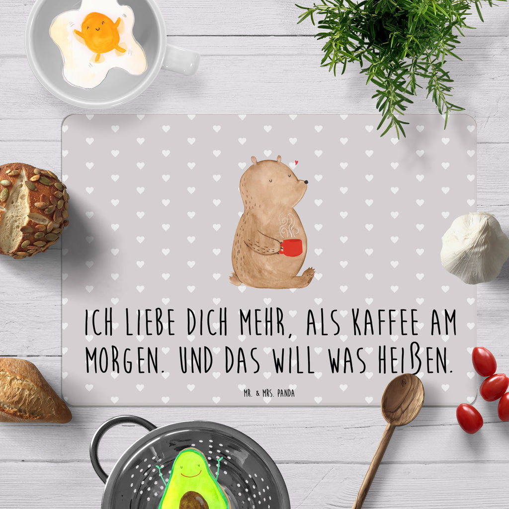 Tischset Bär Morgenkaffee Tischset, Tischuntersetzer, Platzset, Tischsets abwaschbar, Tischunterlage, Liebe, Partner, Freund, Freundin, Ehemann, Ehefrau, Heiraten, Verlobung, Heiratsantrag, Liebesgeschenk, Jahrestag, Hocheitstag, Valentinstag, Geschenk für Frauen, Hochzeitstag, Mitbringsel, Geschenk für Freundin, Geschenk für Partner, Liebesbeweis, für Männer, für Ehemann