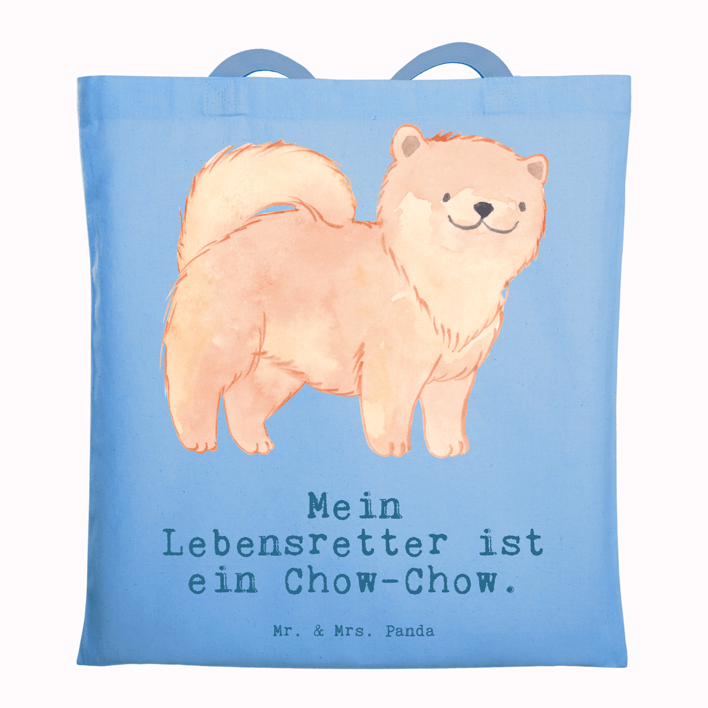 Tragetasche Chow-Chow Lebensretter Beuteltasche, Beutel, Einkaufstasche, Jutebeutel, Stoffbeutel, Hund, Hunderasse, Rassehund, Hundebesitzer, Geschenk, Tierfreund, Schenken, Welpe, Chow-Chow, Asiatischer Spitz