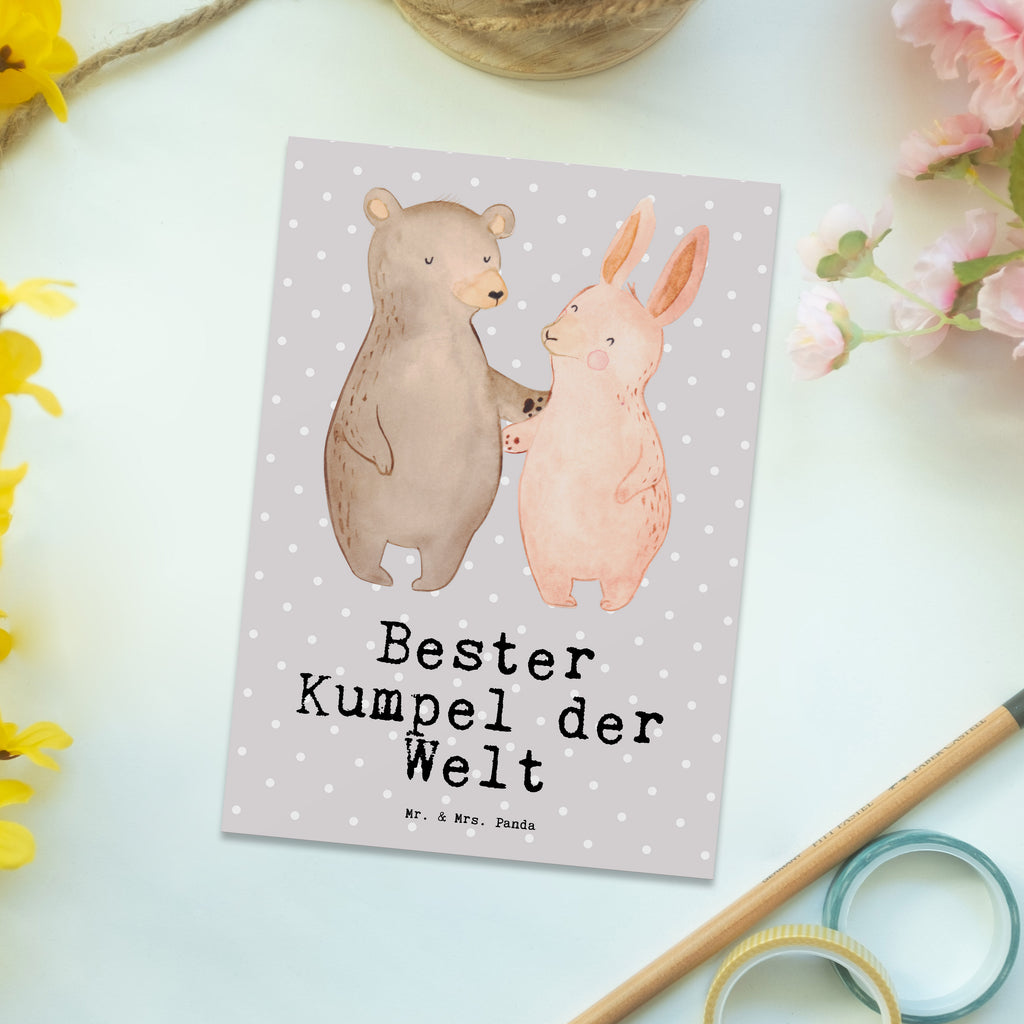 Postkarte Hase Bester Kumpel der Welt Postkarte, Karte, Geschenkkarte, Grußkarte, Einladung, Ansichtskarte, Geburtstagskarte, Einladungskarte, Dankeskarte, Ansichtskarten, Einladung Geburtstag, Einladungskarten Geburtstag, für, Dankeschön, Geschenk, Schenken, Geburtstag, Geburtstagsgeschenk, Geschenkidee, Danke, Bedanken, Mitbringsel, Freude machen, Geschenktipp, Kumpel, Kumpane, bester Freund, Bro, Buddy, Kollege, best friends, Freundschaft, Liebster, Bester