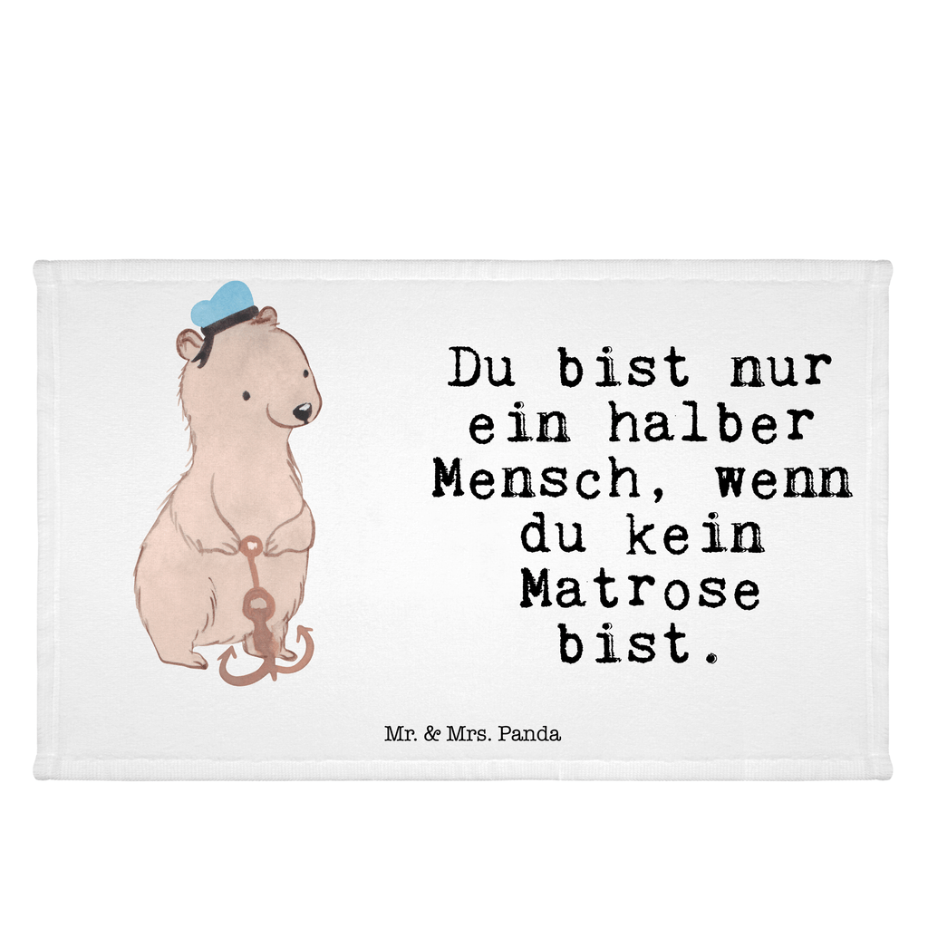 Handtuch Matrose mit Herz Gästetuch, Reisehandtuch, Sport Handtuch, Frottier, Kinder Handtuch, Beruf, Ausbildung, Jubiläum, Abschied, Rente, Kollege, Kollegin, Geschenk, Schenken, Arbeitskollege, Mitarbeiter, Firma, Danke, Dankeschön, Matrose, Seemann, Seeleute, Schiff, Schiffsmechaniker