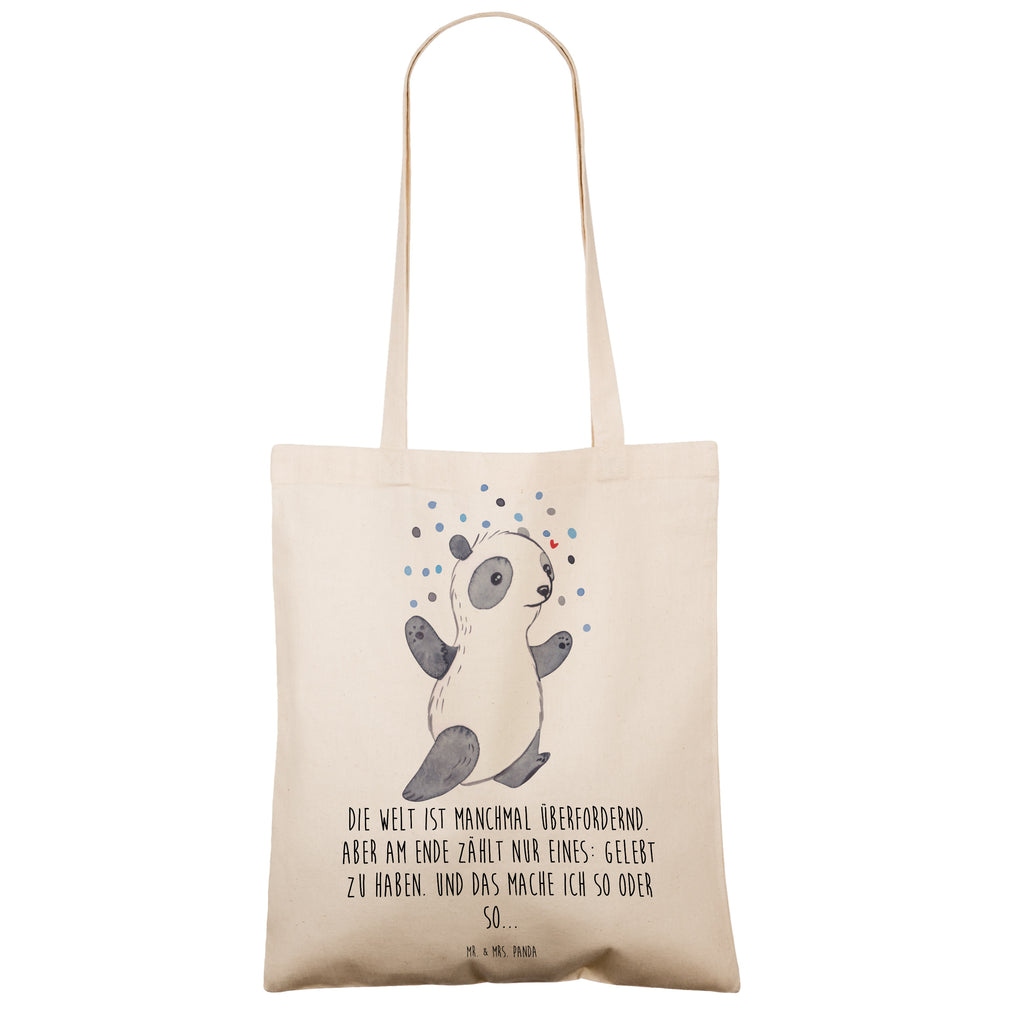 Tragetasche Panda Bipolar Beuteltasche, Beutel, Einkaufstasche, Jutebeutel, Stoffbeutel, Tasche, Shopper, Umhängetasche, Strandtasche, Schultertasche, Stofftasche, Tragetasche, Badetasche, Jutetasche, Einkaufstüte, Laptoptasche, Panda, bipolar, Bipolare Störung