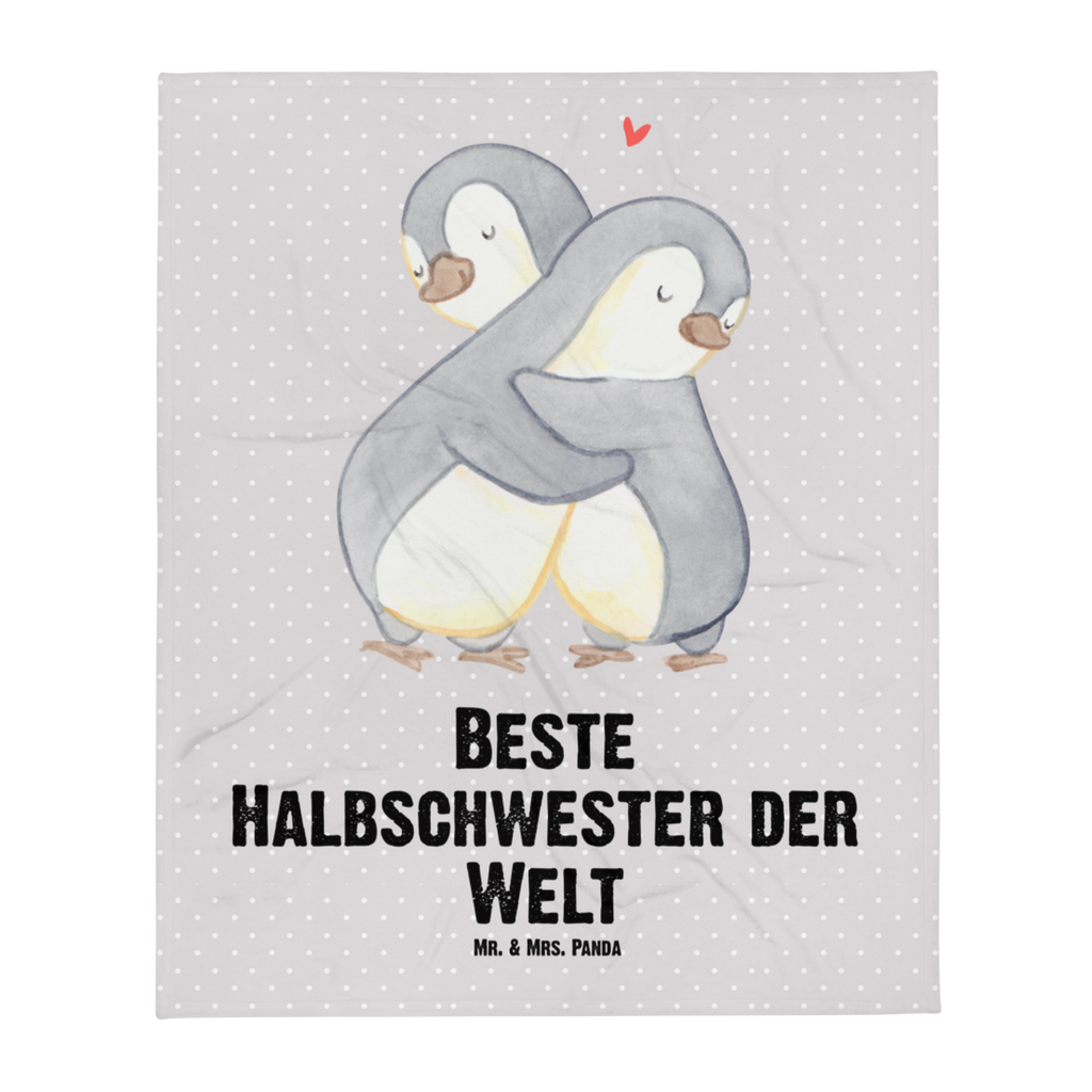 Kuscheldecke Pinguin Beste Halbschwester der Welt Decke, Wohndecke, Tagesdecke, Wolldecke, Sofadecke, für, Dankeschön, Geschenk, Schenken, Geburtstag, Geburtstagsgeschenk, Geschenkidee, Danke, Bedanken, Mitbringsel, Freude machen, Geschenktipp, Halbschwester, Stiefschwester, Stiefgeschwister, Schwestern, Schwester, Geschwister, Schwesterherz, Sister, Familie, Kleinigkeit, Beste, Tochter, Liebe, Kinder