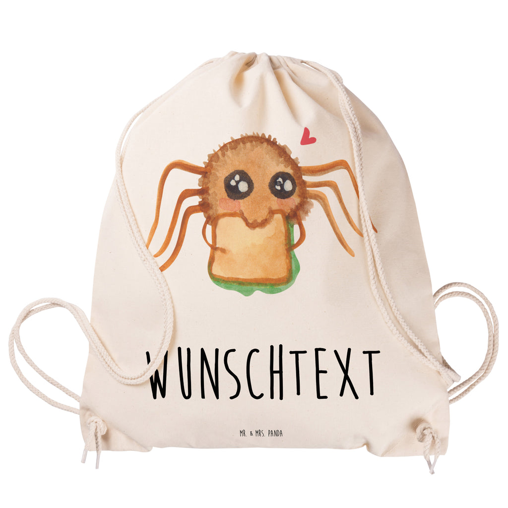 Personalisierter Sportbeutel Spinne Agathe Sandwich Personalisierter Sportbeutel, Personalisierter Beutel, Personalisierte Sporttasche, Personalisierter Tasche, Personalisierter Stoffbeutel, Personalisierter Sportbeutel Kinder, Sportbeutel mit Namen, Turnbeutel mit Namen, Beutel mit Namen, Sporttasche mit Namen, Tasche mit Namen, Stoffbeutel mit Namen, Sportbeutel Kinder mit Namen, Wunschtext, Wunschnamen, Personalisierbar, Personalisierung, Spinne Agathe, Spinne, Agathe, Videos, Merchandise, Glück, Mut, Hungrig, Verfressen, Lebensfreude, Alles wird gut, Hunger