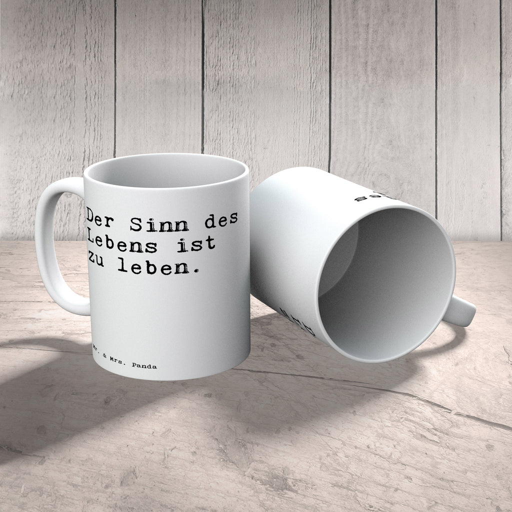 Tasse Der Sinn des Lebens... Tasse, Kaffeetasse, Teetasse, Becher, Kaffeebecher, Teebecher, Keramiktasse, Porzellantasse, Büro Tasse, Geschenk Tasse, Tasse Sprüche, Tasse Motive, Kaffeetassen, Tasse bedrucken, Designer Tasse, Cappuccino Tassen, Schöne Teetassen, Spruch, Sprüche, lustige Sprüche, Weisheiten, Zitate, Spruch Geschenke, Spruch Sprüche Weisheiten Zitate Lustig Weisheit Worte