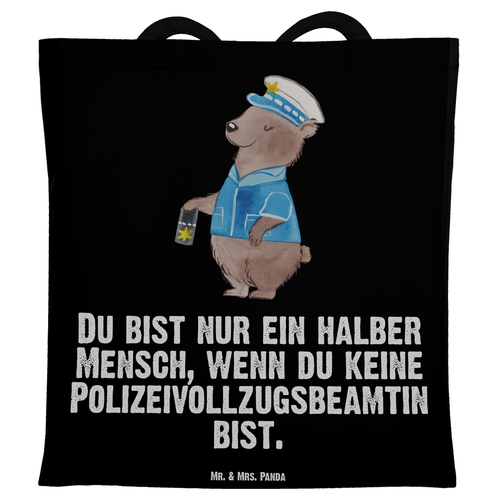 Tragetasche Polizeivollzugsbeamtin mit Herz Beuteltasche, Beutel, Einkaufstasche, Jutebeutel, Stoffbeutel, Tasche, Shopper, Umhängetasche, Strandtasche, Schultertasche, Stofftasche, Tragetasche, Badetasche, Jutetasche, Einkaufstüte, Laptoptasche, Beruf, Ausbildung, Jubiläum, Abschied, Rente, Kollege, Kollegin, Geschenk, Schenken, Arbeitskollege, Mitarbeiter, Firma, Danke, Dankeschön, Polizeivollzugsbeamte, Polizistin, Polizei