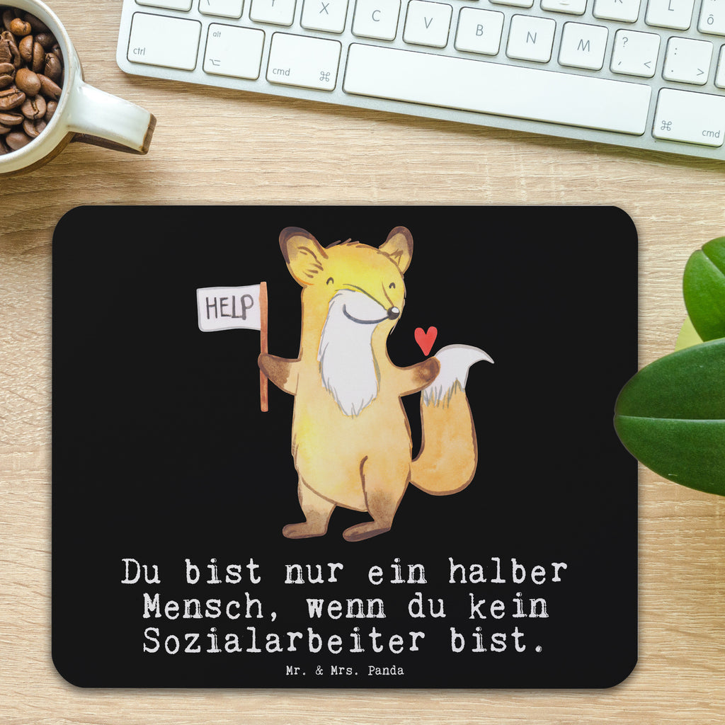 Mauspad Sozialarbeiter mit Herz Mousepad, Computer zubehör, Büroausstattung, PC Zubehör, Arbeitszimmer, Mauspad, Einzigartiges Mauspad, Designer Mauspad, Mausunterlage, Mauspad Büro, Beruf, Ausbildung, Jubiläum, Abschied, Rente, Kollege, Kollegin, Geschenk, Schenken, Arbeitskollege, Mitarbeiter, Firma, Danke, Dankeschön