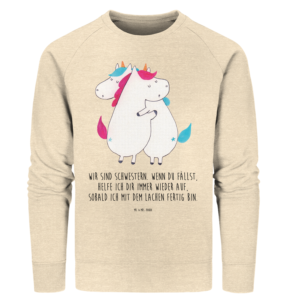 Organic Pullover Einhörner Umarmen Pullover, Pullover Männer, Pullover Frauen, Sweatshirt, Sweatshirt Männer, Sweatshirt Frauen, Unisex, Einhorn, Einhörner, Einhorn Deko, Pegasus, Unicorn, Freundinnen, Freundin, BFF, Schwester, Schwestern, Familie, Geschwister, Sister, Liebe