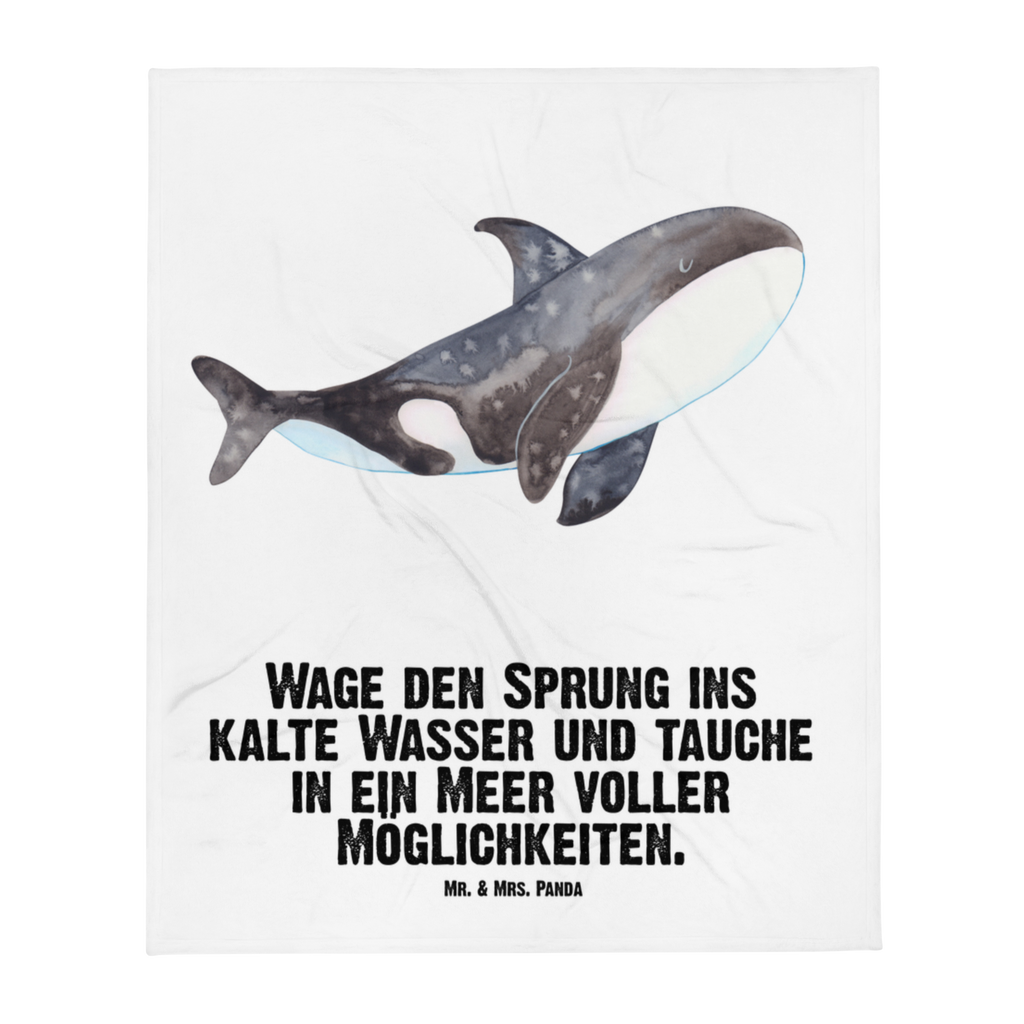 Babydecke Orca Babydecke, Babygeschenk, Geschenk Geburt, Babyecke Kuscheldecke, Krabbeldecke, Meerestiere, Meer, Urlaub, Orca, Orcas, Killerwal, Wal, Möglichkeiten, Büro, Arbeit, Motivation, Selbstliebe, Neustart, Startup