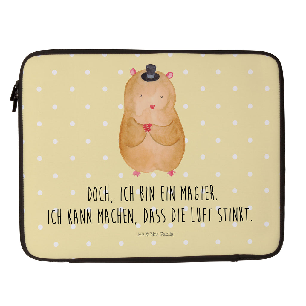 Notebook Tasche Hamster mit Hut Notebook Tasche, Laptop, Computertasche, Tasche, Notebook-Tasche, Notebook-Reisehülle, Notebook Schutz, Tiermotive, Gute Laune, lustige Sprüche, Tiere, Hamster, Hut, Magier, Zylinder, Zwerghamster, Zauberer