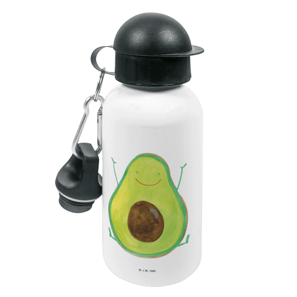 Kindertrinkflasche Avocado Happy Kindertrinkflasche, Kinder Trinkflasche, Trinkflasche, Flasche, Kinderflasche, Kinder, Kids, Kindergarten Flasche, Grundschule, Jungs, Mädchen, Avocado, Veggie, Vegan, Gesund, Chaos