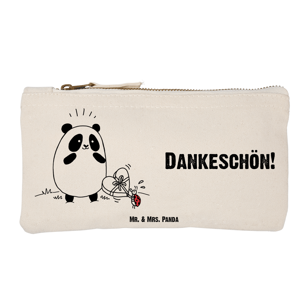 Schminktasche Easy & Peasy Dankeschön Schminktasche, Kosmetiktasche, Kosmetikbeutel, Stiftemäppchen, Etui, Federmappe, Makeup, XXL, Schminketui, Kosmetiketui, Schlamperetui