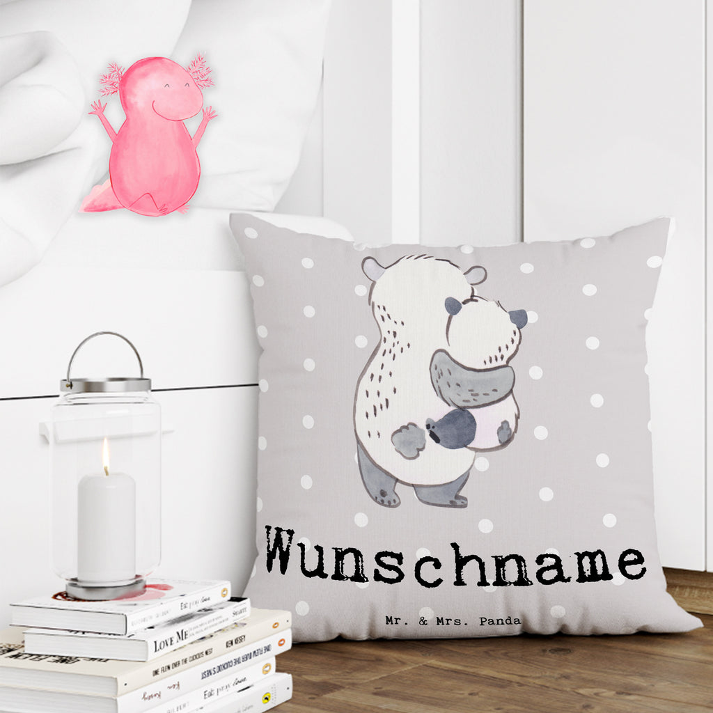 Personalisiertes Kissen Panda Bestes Patenkind der Welt Kissen, personalisiert, Name, Wunschname, bedrucken, Kopfkissen, für, Dankeschön, Geschenk, Schenken, Geburtstag, Geburtstagsgeschenk, Geschenkidee, Danke, Bedanken, Mitbringsel, Freude machen, Geschenktipp, Patenkind, Paten Kind, Pate, Taufe, Taufgeschenk, Patenonkel, Patentante, Tauffeier, Täufling, Nichte, Neffe