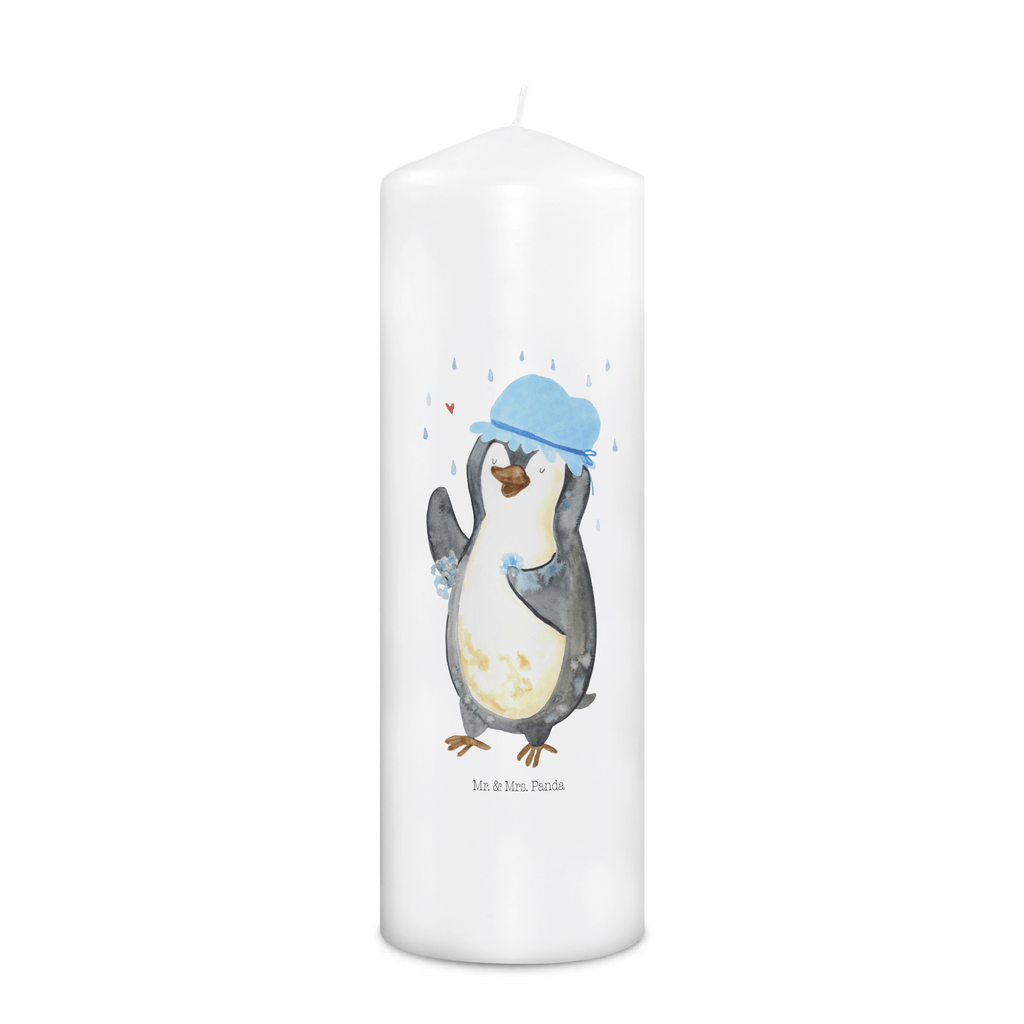 Kerze Pinguin duscht Kerze, Taufkerze, Kommunionskerze, Geburtstagskerze, Geschenk Kerze, Taufgeschenk Kerze, Kerze mit Druck, Besondere Kerze, Geschenkidee Kerze, Kerze für Kommunion, Geburtstag Kerze, Kommunion Kerze, Pinguin, Pinguine, Dusche, duschen, Lebensmotto, Motivation, Neustart, Neuanfang, glücklich sein