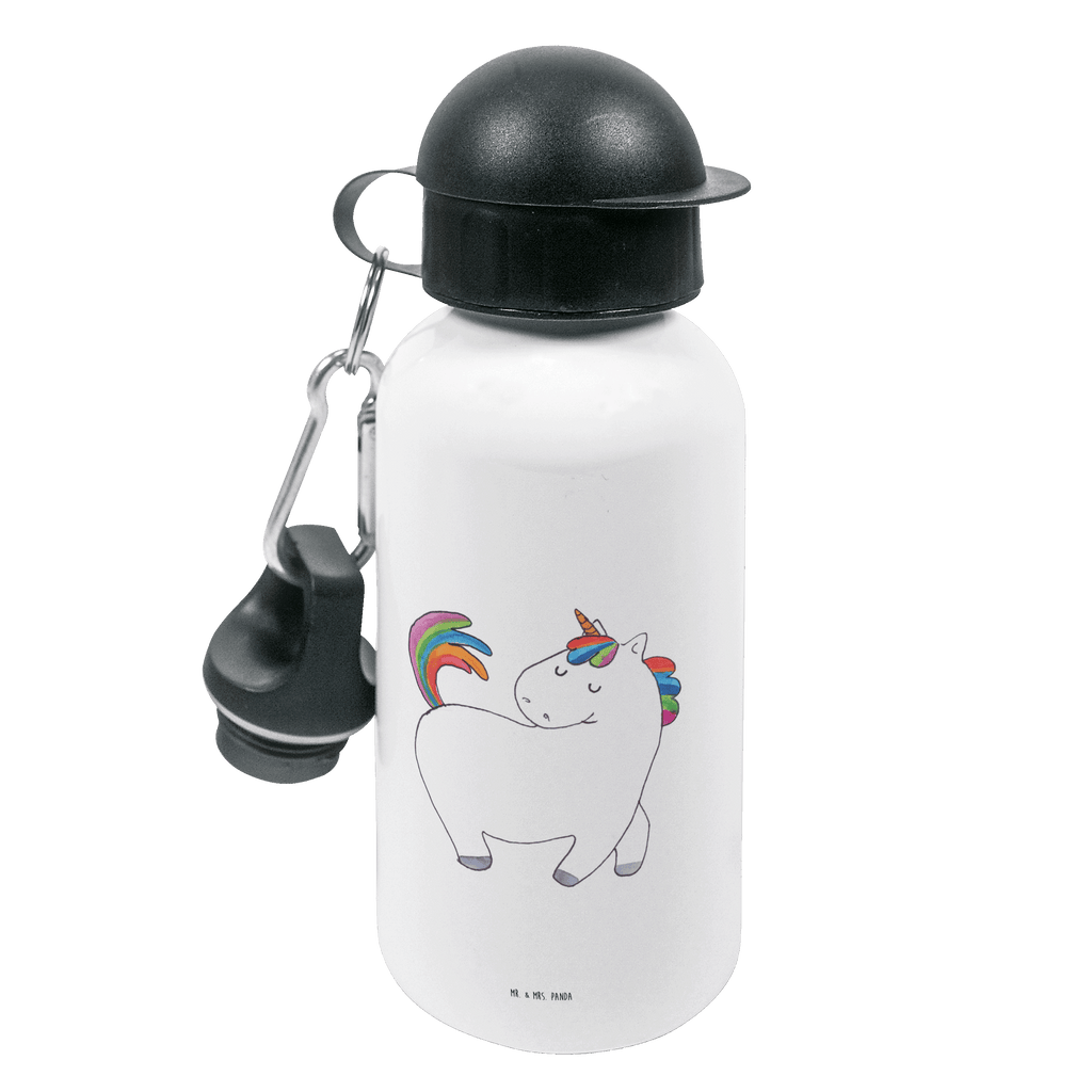 Kindertrinkflasche Einhorn stolzierend Kindertrinkflasche, Kinder Trinkflasche, Trinkflasche, Flasche, Kinderflasche, Kinder, Kids, Kindergarten Flasche, Grundschule, Jungs, Mädchen, Einhorn, Einhörner, Einhorn Deko, Pegasus, Unicorn, stolz, anders, bunt, Pferd, Reiter, Reiten, Freundin, Geschenk