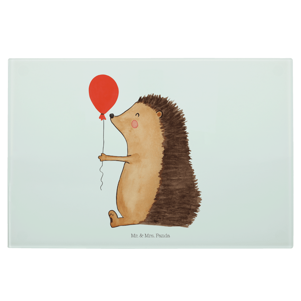 Glasschneidebrett Igel mit Luftballon Glasschneidebrett, Schneidebrett, Frühstücksbrett, Küche, Tiermotive, Gute Laune, lustige Sprüche, Tiere, Igel, Geburtstag, Herzlichen Glückwunsch, Glückwunsch, Geburtstagskind, Ballon, Happy Birthday