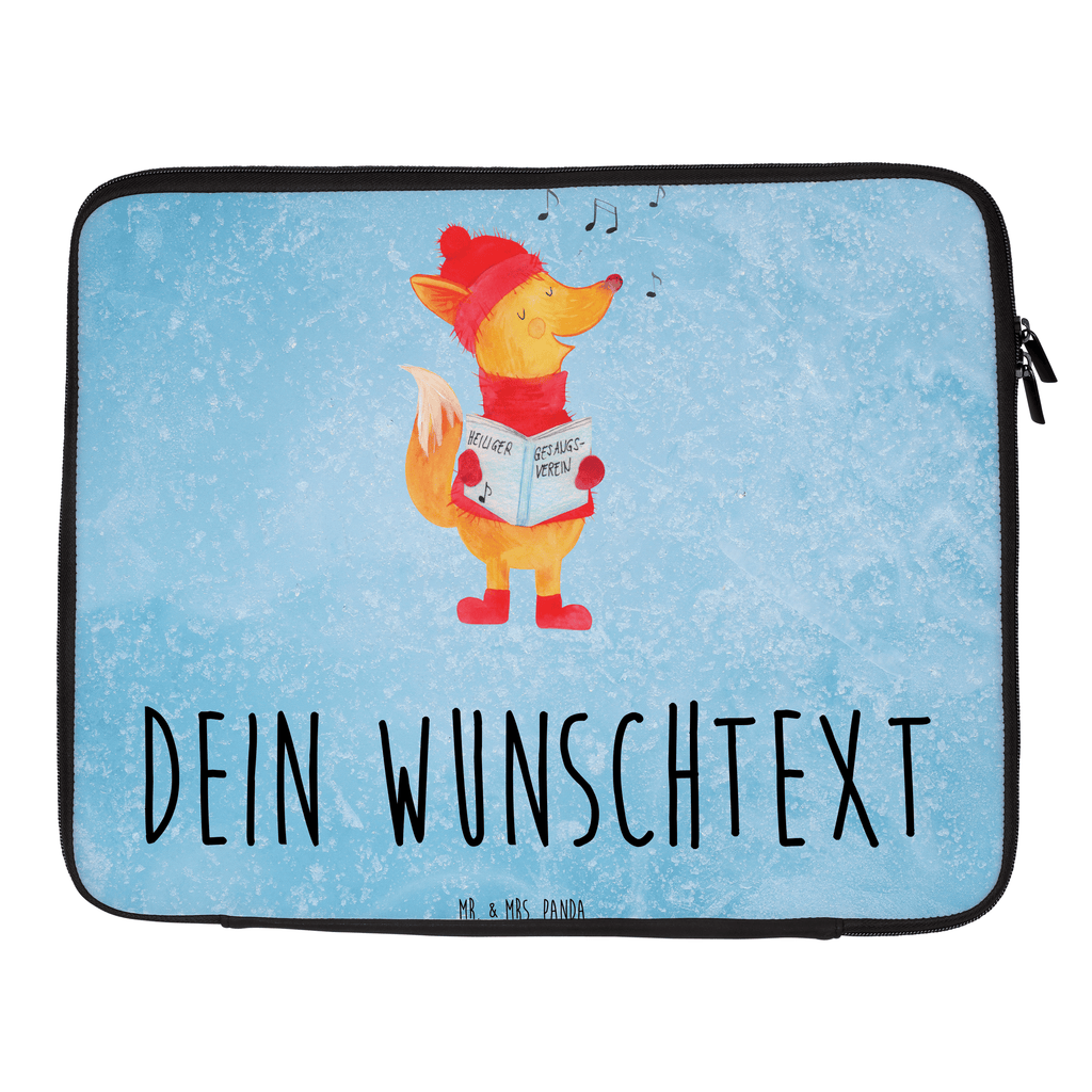 Personalisierte Notebook Tasche Fuchs Sänger Personalisierte Notebook Tasche, Personalisierte Notebooktasche, Personalisierte Computertasche, Personalisierte Notebook-Reisehülle, Personalisierte Laptop Hülle, Personalisierte Laptop Tasche, Notebook Tasche personalisiert, Notebook Tasche mit Namen, Notebook Tasche bedrucken, Winter, Weihnachten, Weihnachtsdeko, Nikolaus, Advent, Heiligabend, Wintermotiv, Fuchs, Füchse, Sänger, Geschenk Sänger, Singen, Weihnachtslieder