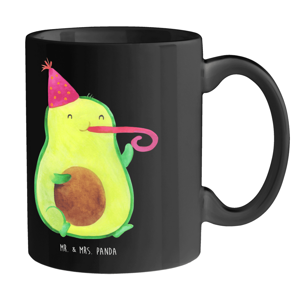 Tasse Avocado Feier Tasse, Kaffeetasse, Teetasse, Becher, Kaffeebecher, Teebecher, Keramiktasse, Porzellantasse, Büro Tasse, Geschenk Tasse, Tasse Sprüche, Tasse Motive, Kaffeetassen, Tasse bedrucken, Designer Tasse, Cappuccino Tassen, Schöne Teetassen, Avocado, Veggie, Vegan, Gesund, Party, Feierlichkeit, Feier, Fete, Geburtstag, Gute Laune, Tröte