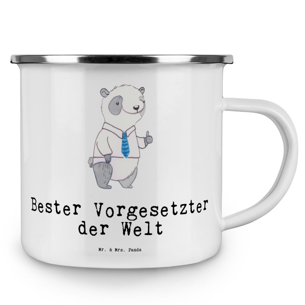 Camping Emaille Tasse Panda Bester Vorgesetzter der Welt Campingtasse, Trinkbecher, Metalltasse, Outdoor Tasse, Emaille Trinkbecher, Blechtasse Outdoor, Emaille Campingbecher, Edelstahl Trinkbecher, Metalltasse für Camping, Kaffee Blechtasse, Camping Tasse Metall, für, Dankeschön, Geschenk, Schenken, Geburtstag, Geburtstagsgeschenk, Geschenkidee, Danke, Bedanken, Mitbringsel, Freude machen, Geschenktipp, Chef, Boss, Abschiedsgeschenk, Abteilungsleiter, Kollege, Vorgesetzter, Vorgesetzte, Arbeit, Leiter, Arbeitgeber, Führungskraft