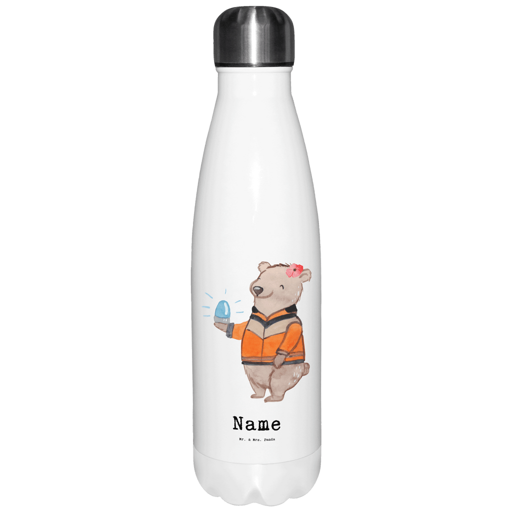 Personalisierte Thermosflasche Rettungswagenfahrerin mit Herz Personalisierte Isolierflasche, Personalisierte Thermoflasche, Personalisierte Trinkflasche, Trinkflasche Mit Namen, Wunschname, Bedrucken, Namensflasche, Beruf, Ausbildung, Jubiläum, Abschied, Rente, Kollege, Kollegin, Geschenk, Schenken, Arbeitskollege, Mitarbeiter, Firma, Danke, Dankeschön