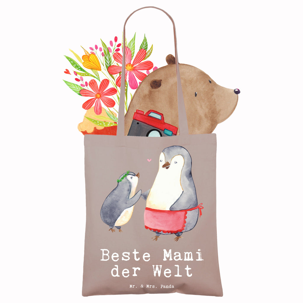 Tragetasche Pinguin Beste Mami der Welt Beuteltasche, Beutel, Einkaufstasche, Jutebeutel, Stoffbeutel, Tasche, Shopper, Umhängetasche, Strandtasche, Schultertasche, Stofftasche, Tragetasche, Badetasche, Jutetasche, Einkaufstüte, Laptoptasche, für, Dankeschön, Geschenk, Schenken, Geburtstag, Geburtstagsgeschenk, Geschenkidee, Danke, Bedanken, Mitbringsel, Freude machen, Geschenktipp, Mama, Mami, Mutter, Muttertag, Mutti, Ma, Tochter, Sohn, Beste Mama, Beste, Supermama